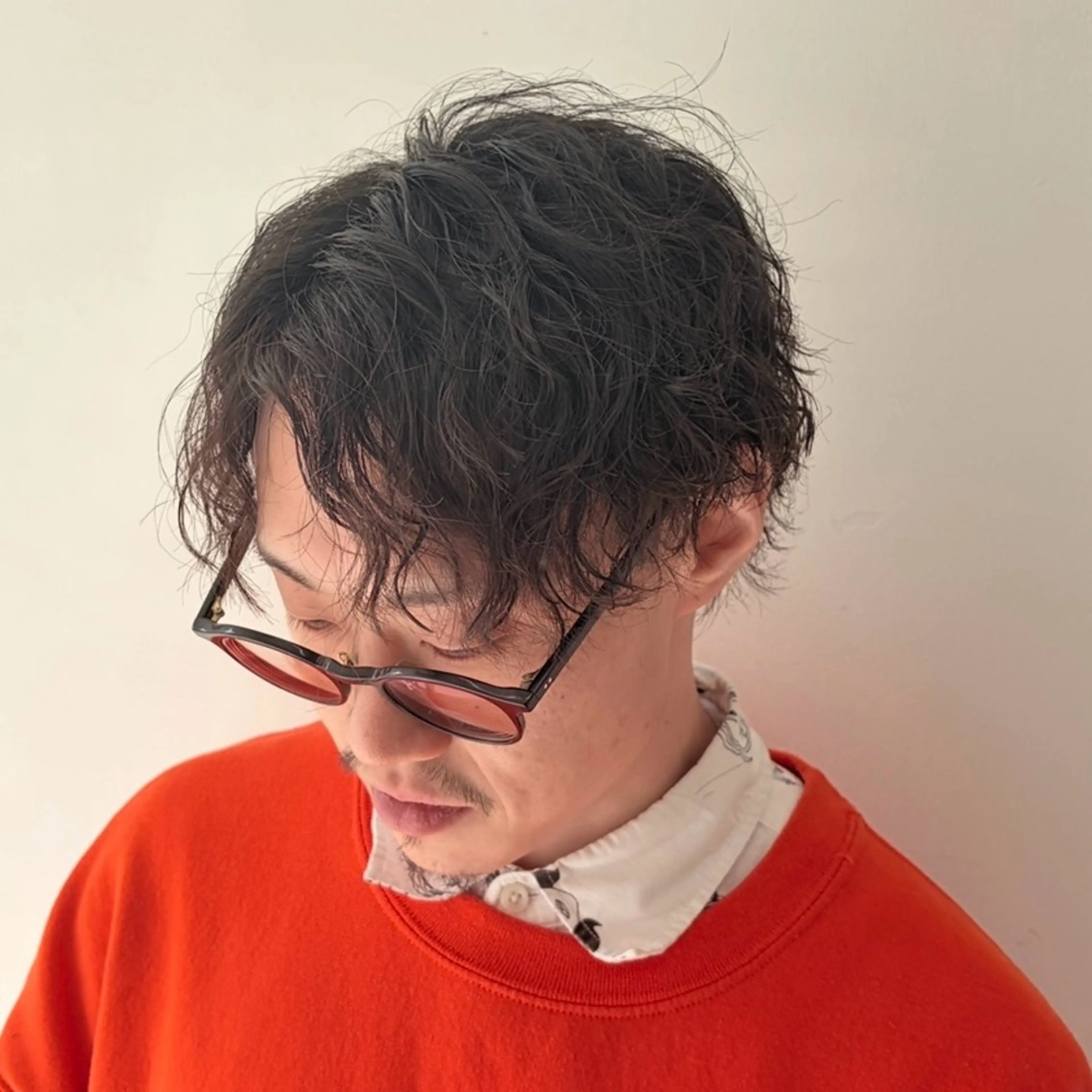 パーマ 成瀬スパイラル パーマ清水大隼のヘアスタイル