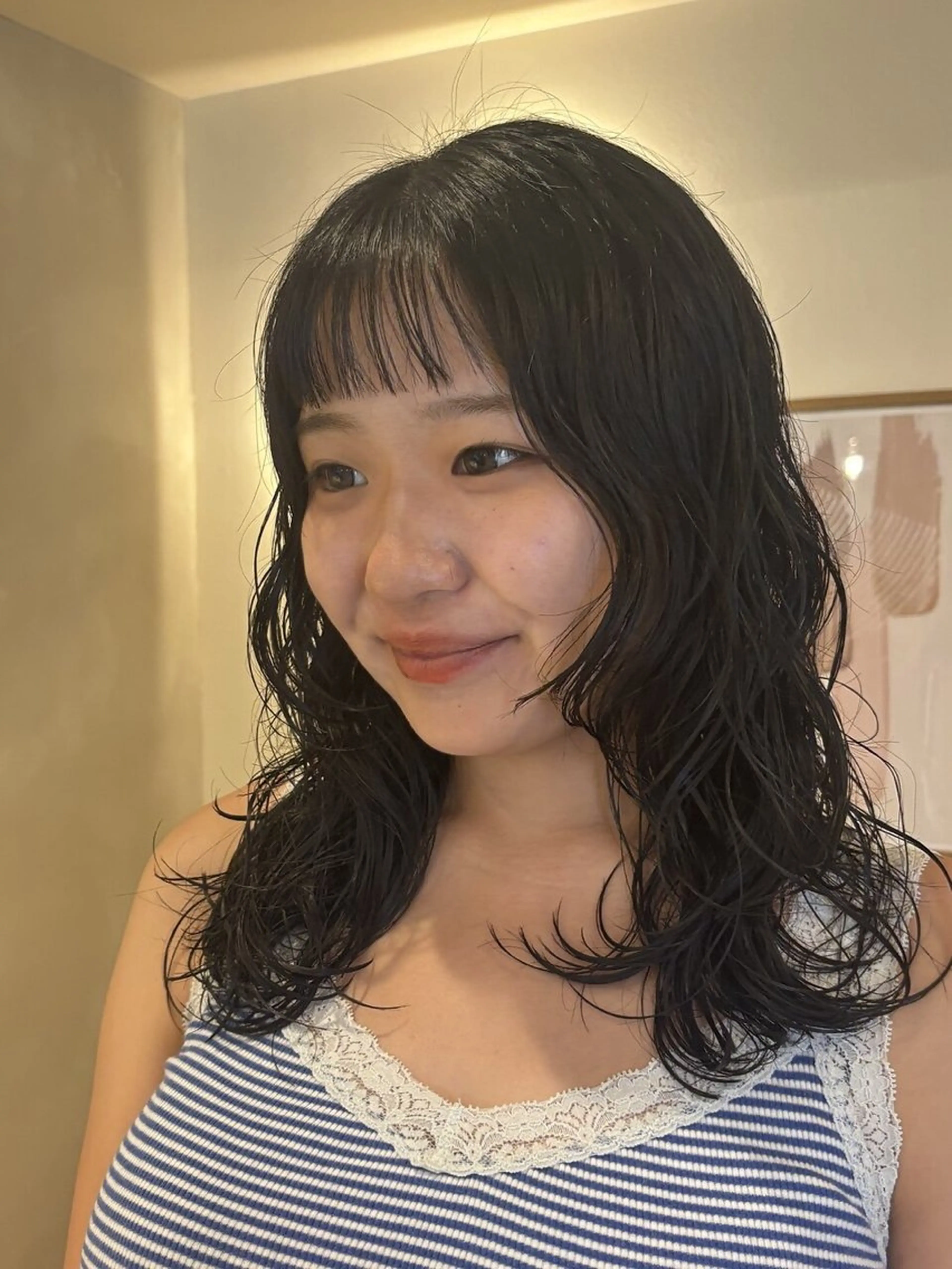 セミロング パーマ パーマ/カット /名古屋/Ayakaのヘアスタイル