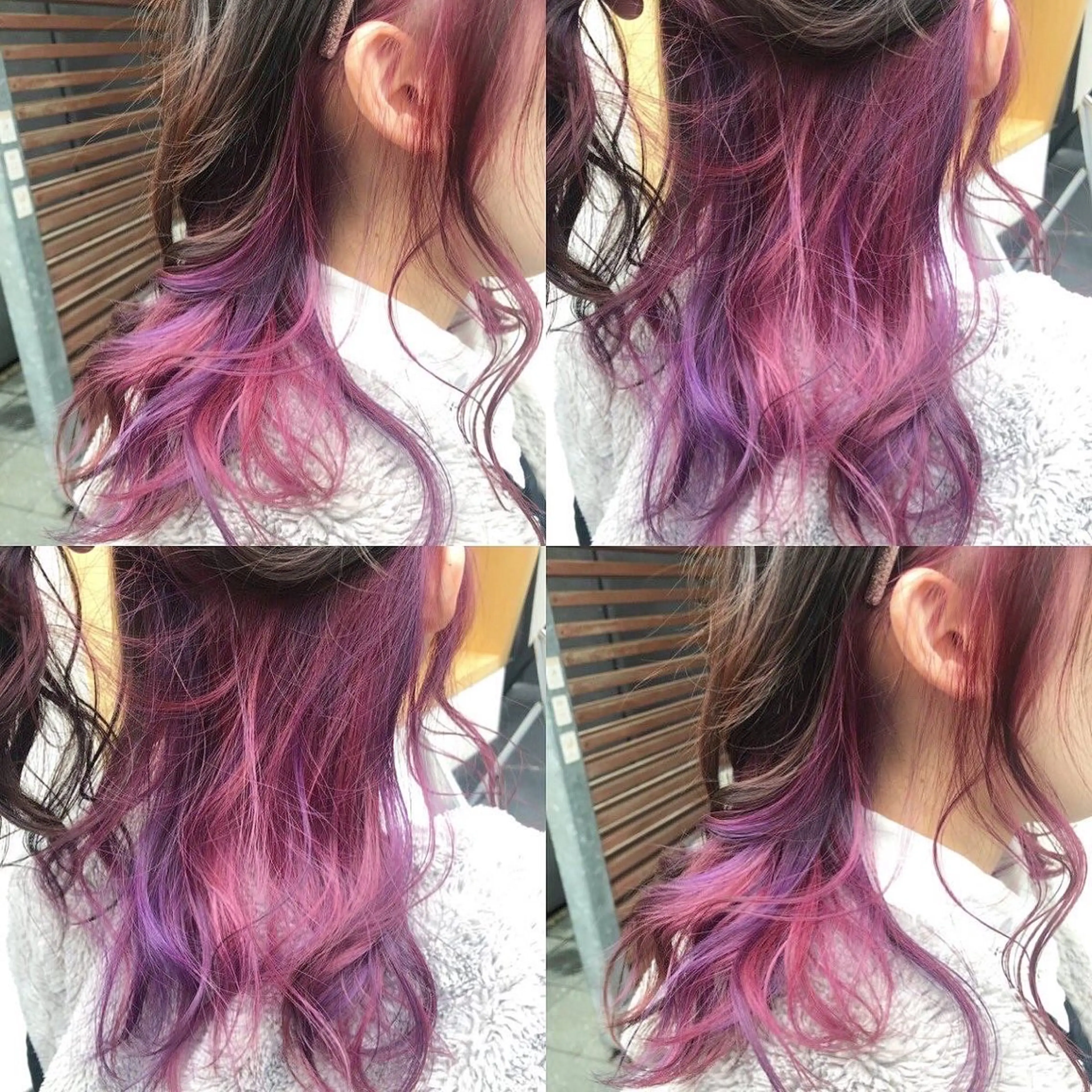 ロング カラー ユニコーンカラー カット ヘアカラー トリートメント 原宿サロン代表 デザインカラー伊藤卓のヘアスタイル