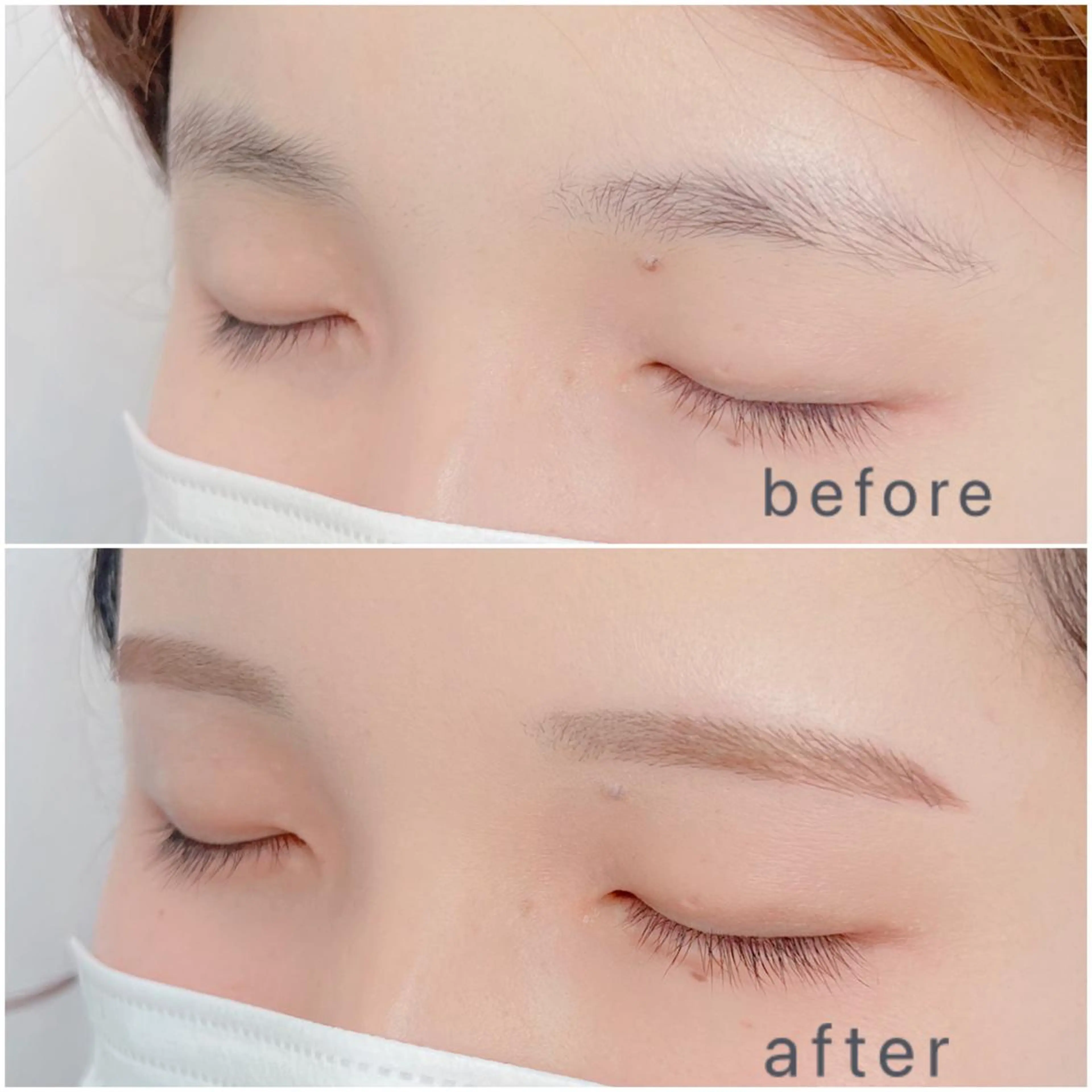 マツエク・マツパ アイブロウ メンズアイブロウ 眉毛ワックス脱毛 一重×まつ毛パーマ 眉/まつ毛パーマ専門 Ochi🫧の眉毛・アイブロウイメージ