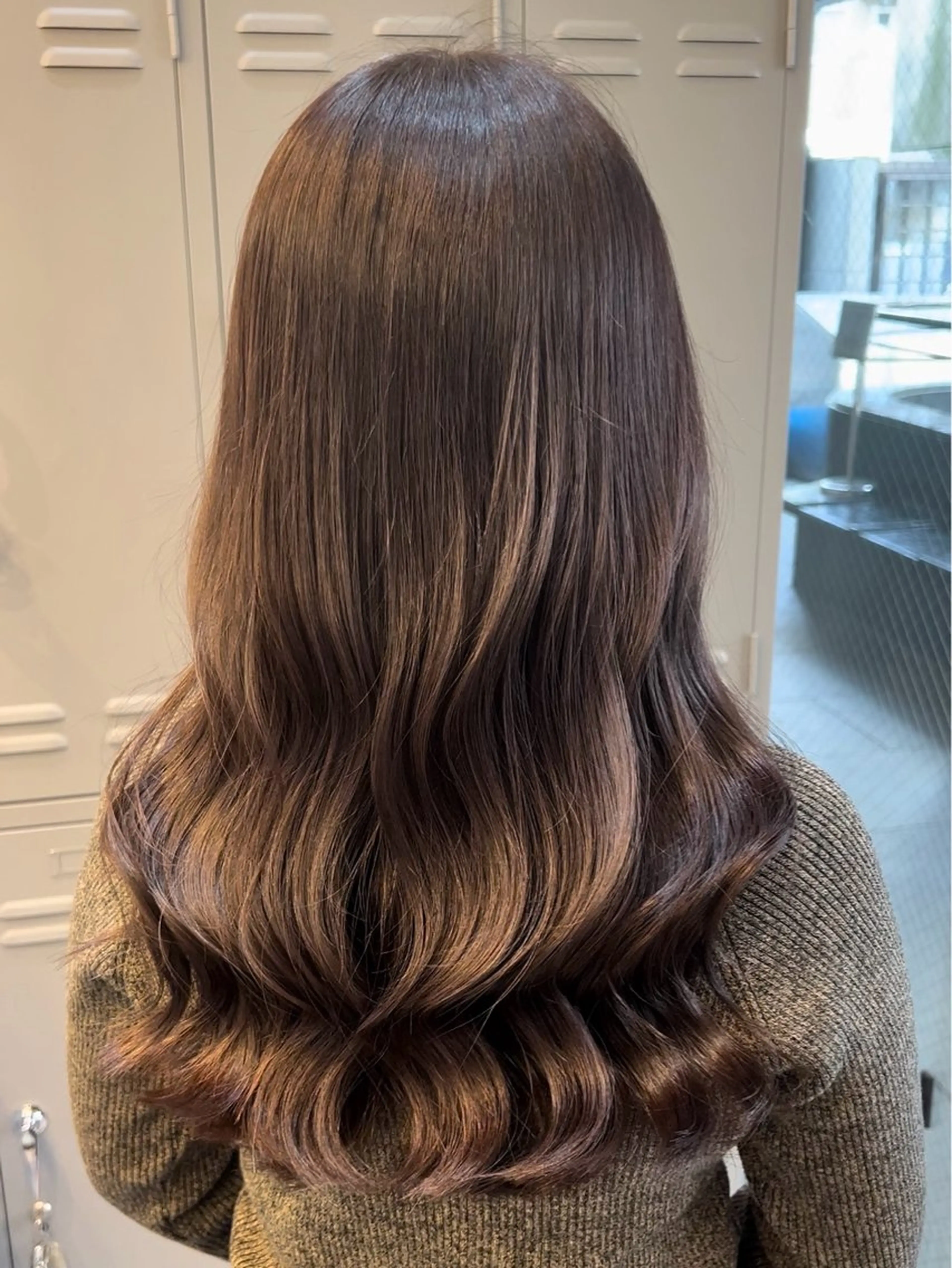 ロング カット ヘアカラー トリートメント 髪質改善✨️レイヤー クボタリョウのヘアスタイル