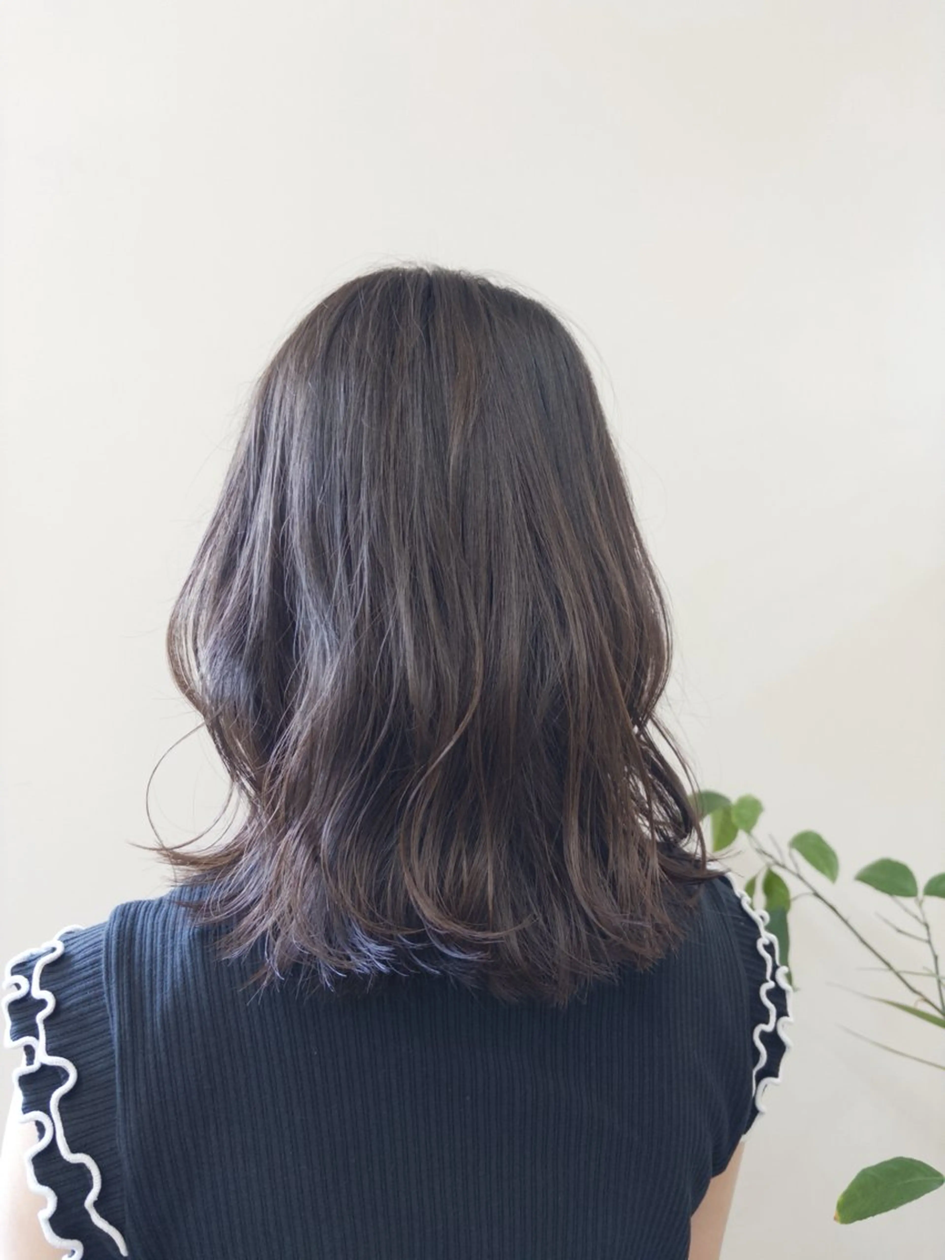 ミディアム みぞぐち じゅりのヘアスタイル
