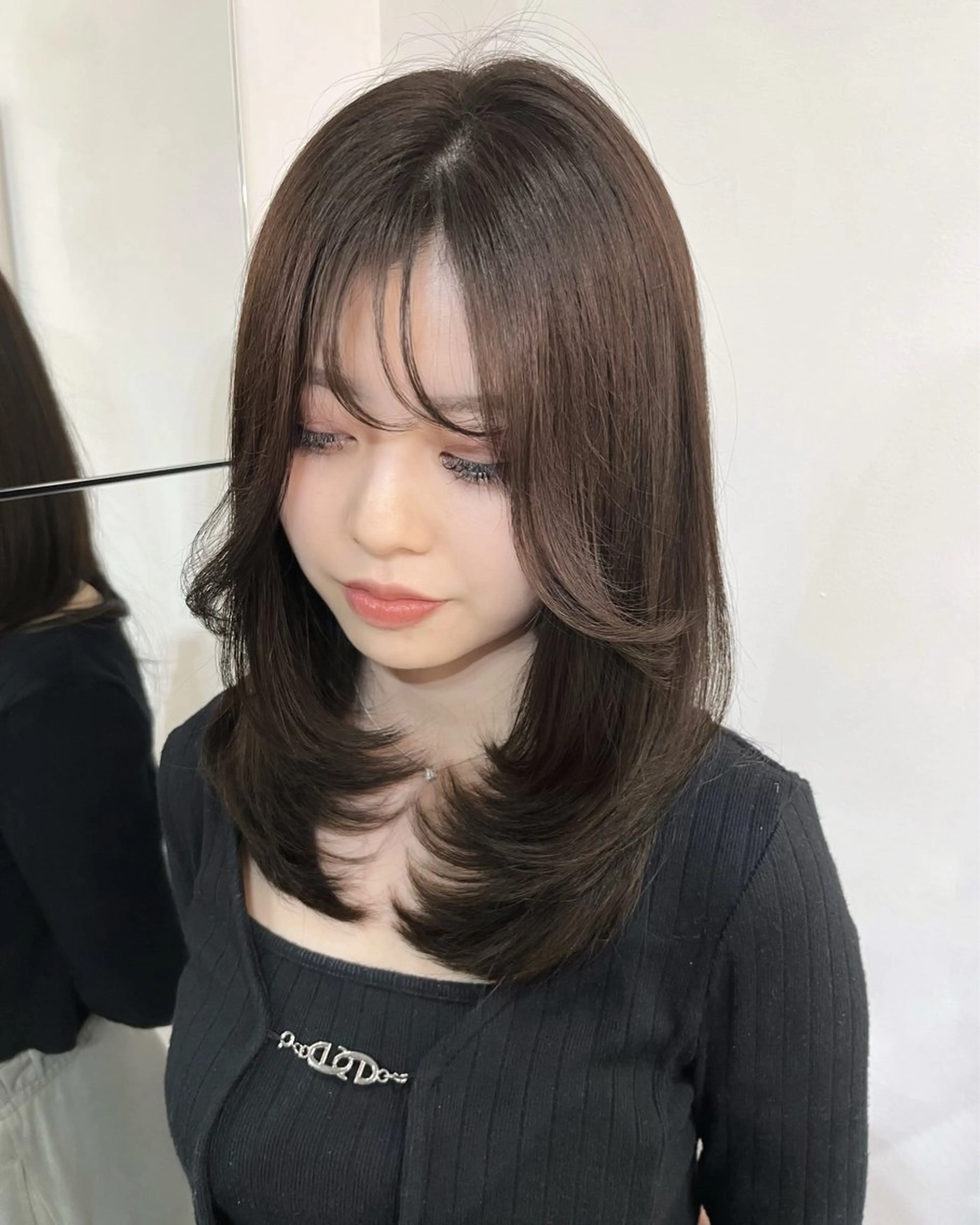 ミディアム カラー ヘアカラー Ayuri♡艶カラー /盛れるcolorのヘアスタイル