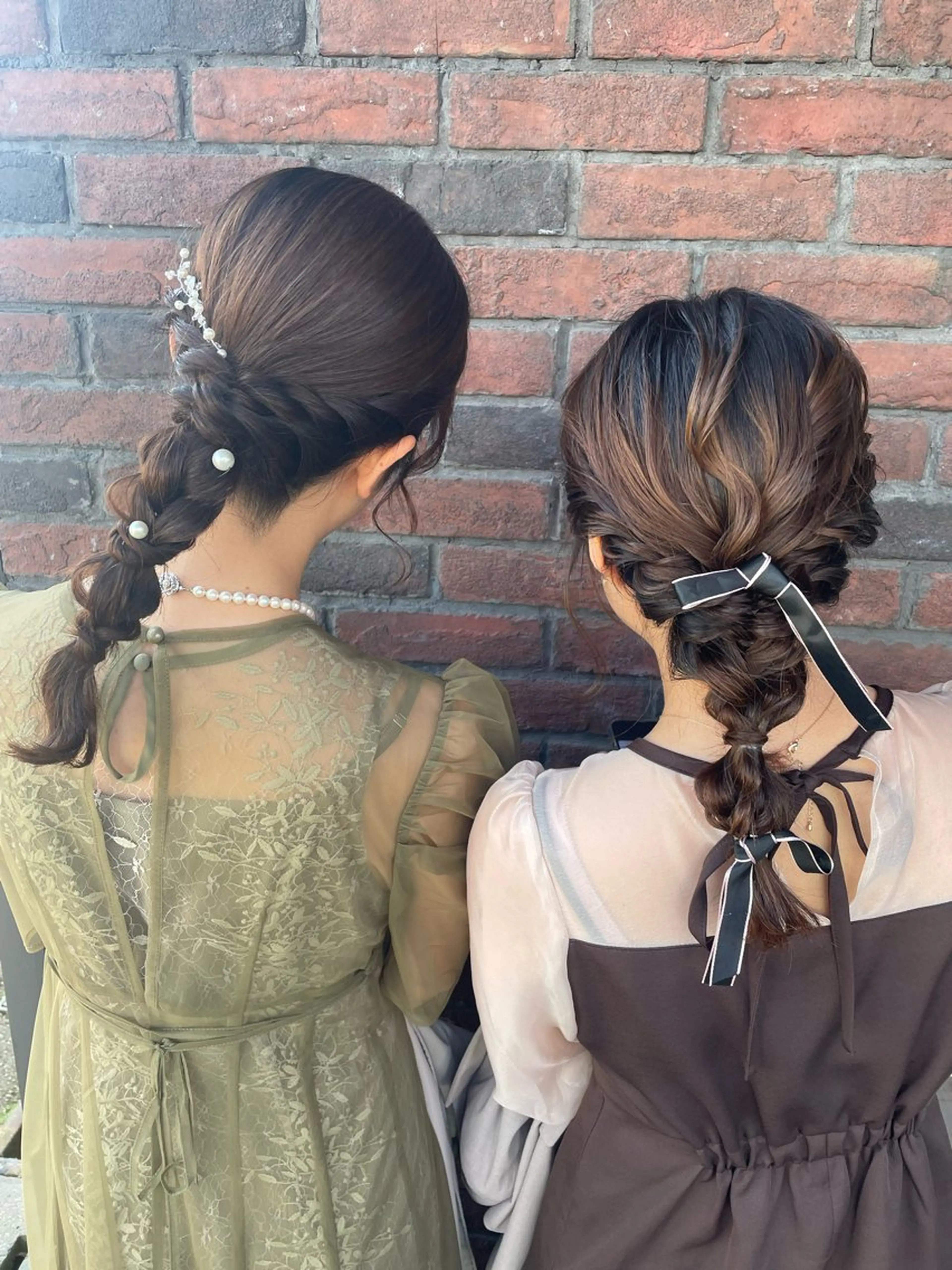 お呼ばれヘアセット🎀✨の写真