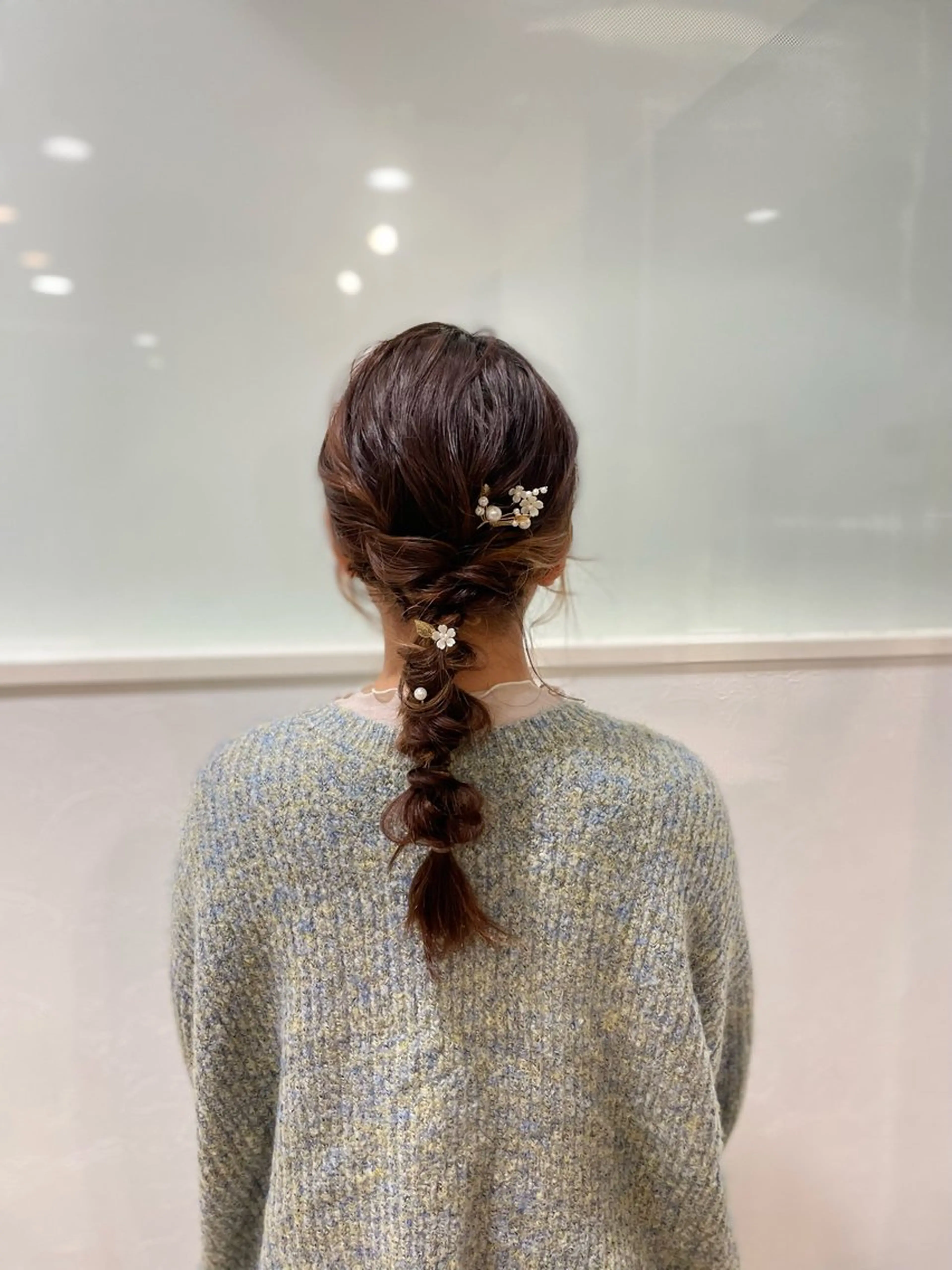 ヘアアレンジ ボブ/艶髪 soleilrukaのヘアスタイル