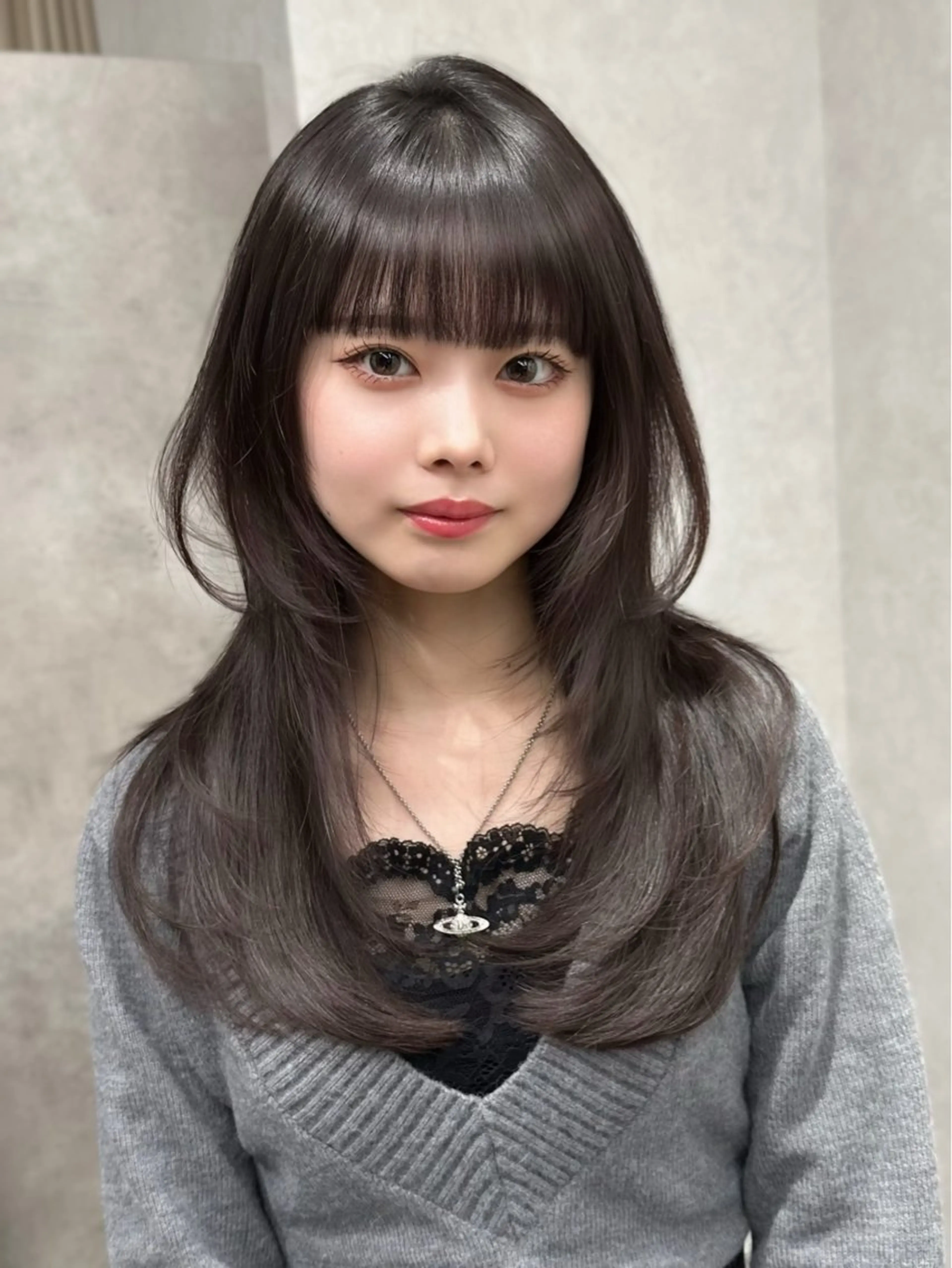 ロング カラー ヘアアレンジ ⭐️銀座/ショート/ 艶カラー/りょうがのヘアスタイル