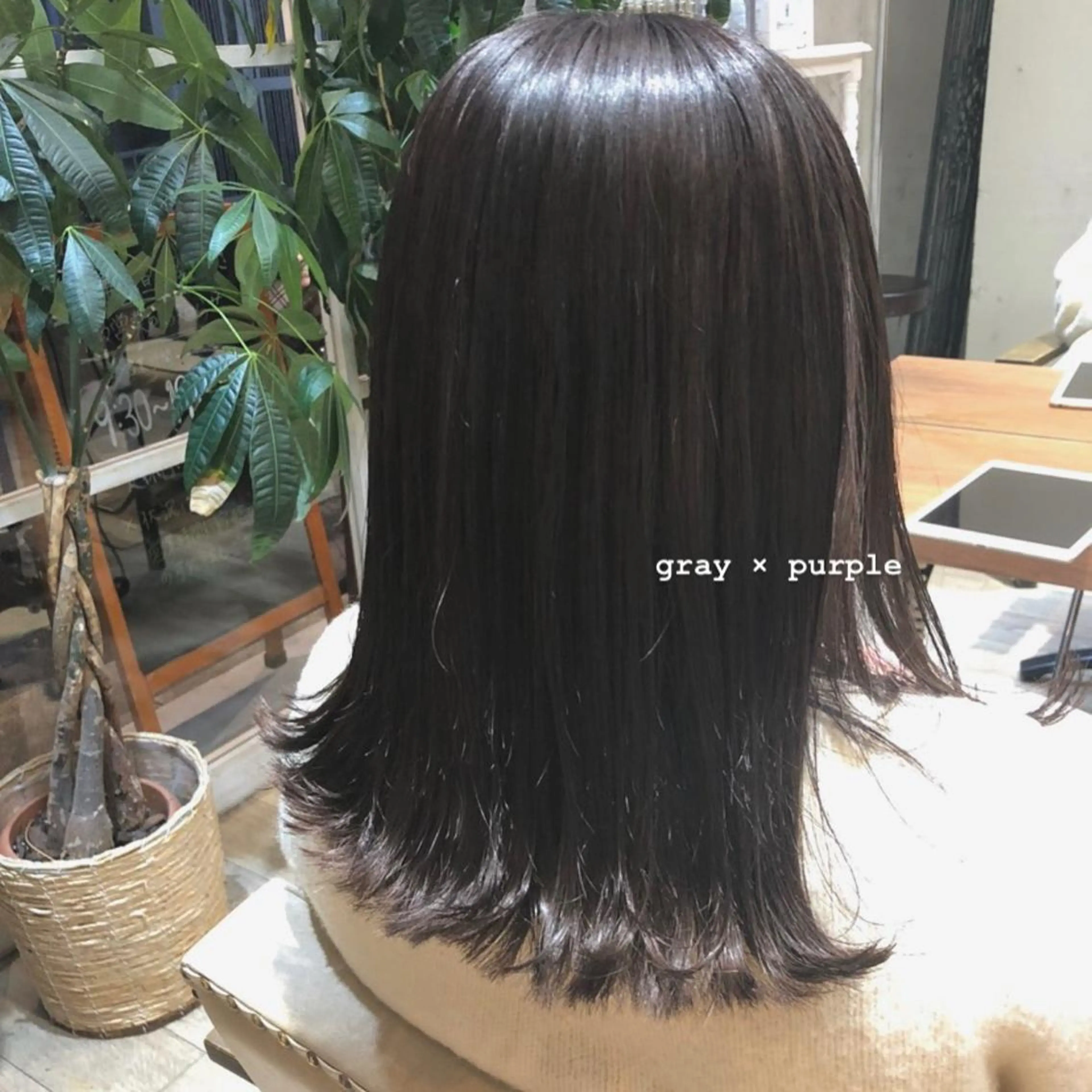 セミロング ハイレート🤍🫧 池田のヘアスタイル