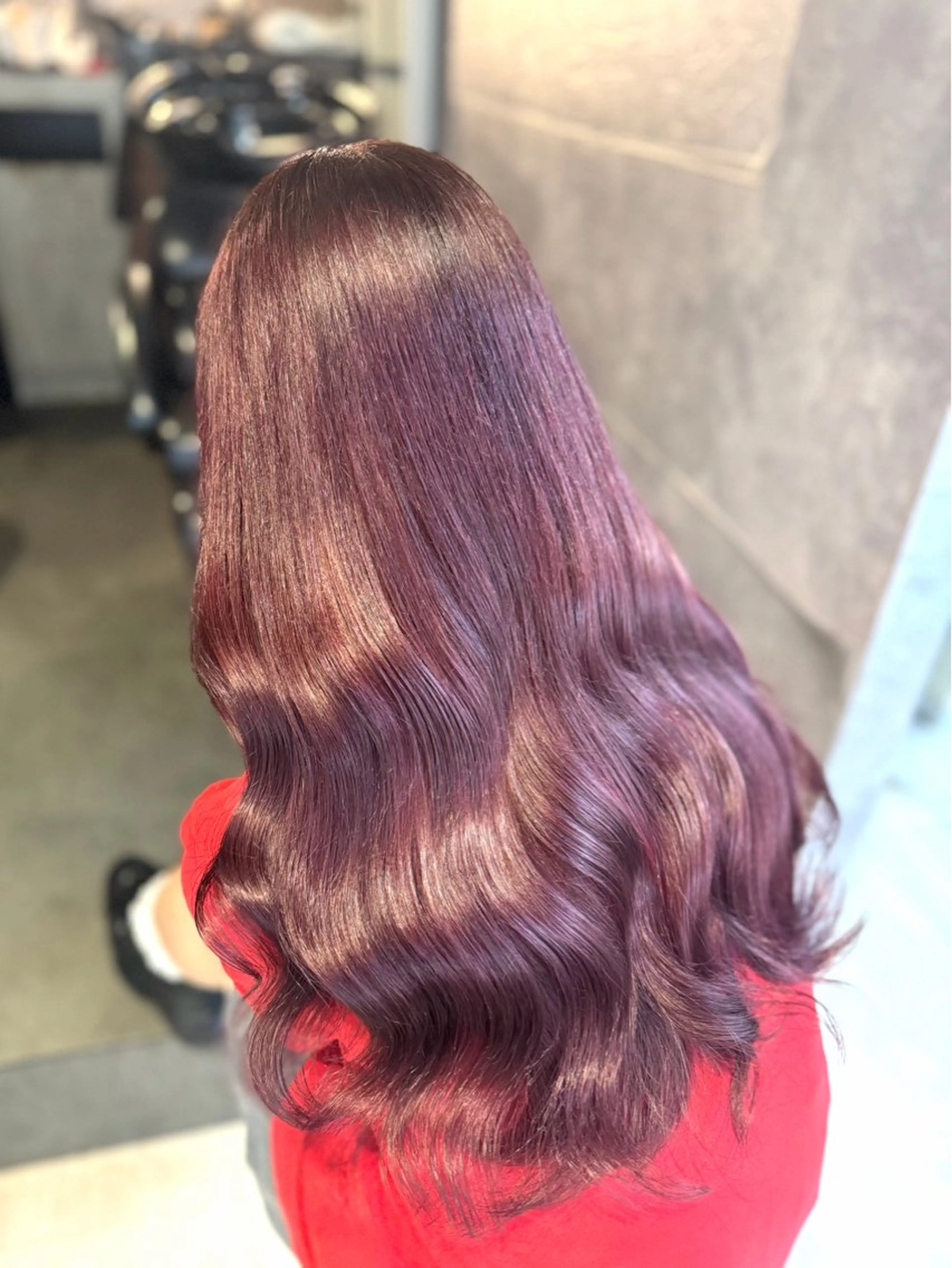 ロング カラー ヘアカラー トリートメント 🩶鈴木茉奈🩶艶髪 /透明感/暖色カラーのヘアスタイル