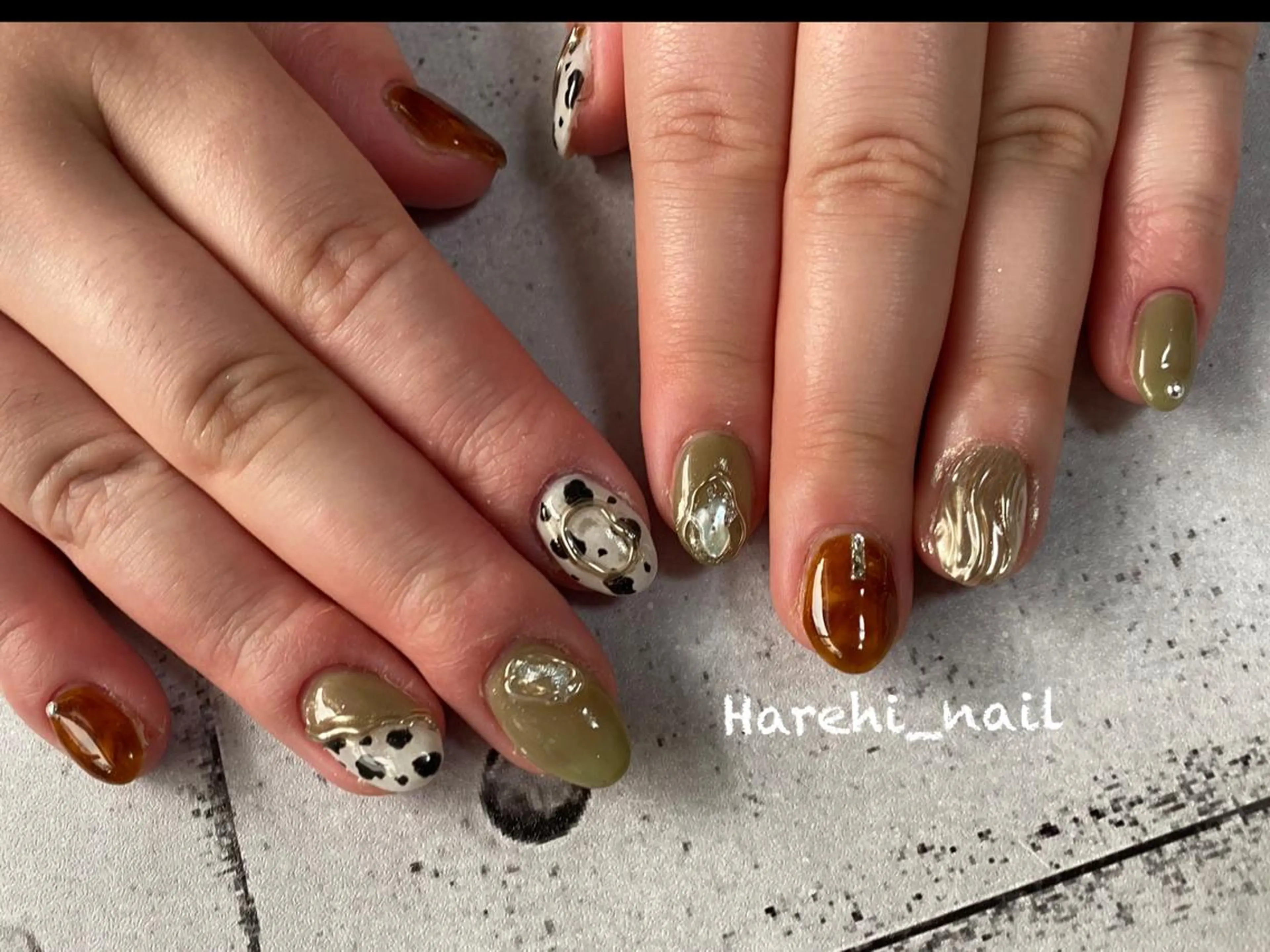 ネイル ハンドネイル Harehi_ nailのネイルデザイン