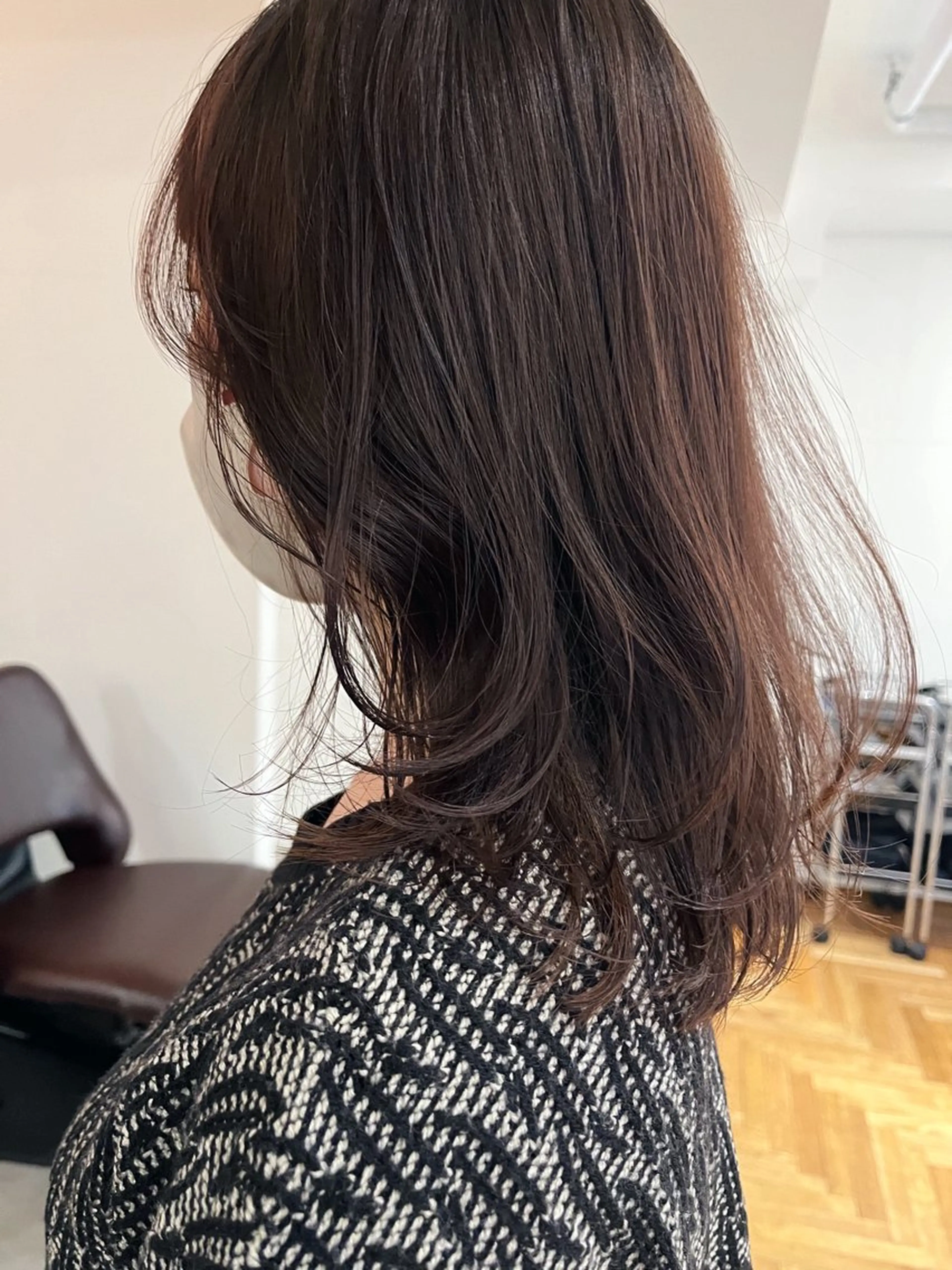 ミディアム レイヤーカット 暖色/パーマ 🌼クニトウメイのヘアスタイル