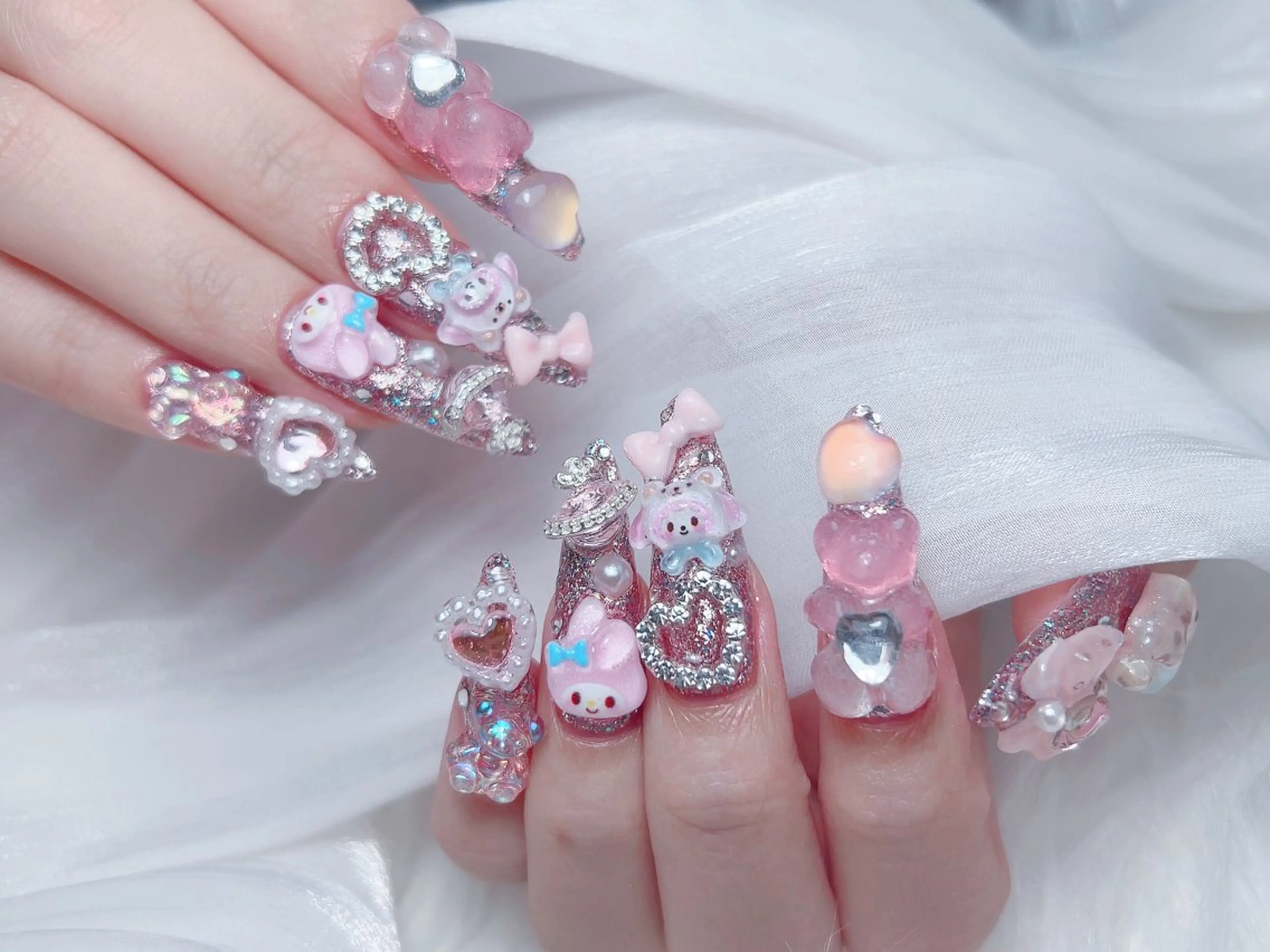 ネイル M🌷nail 長さだし専門店のネイルデザイン