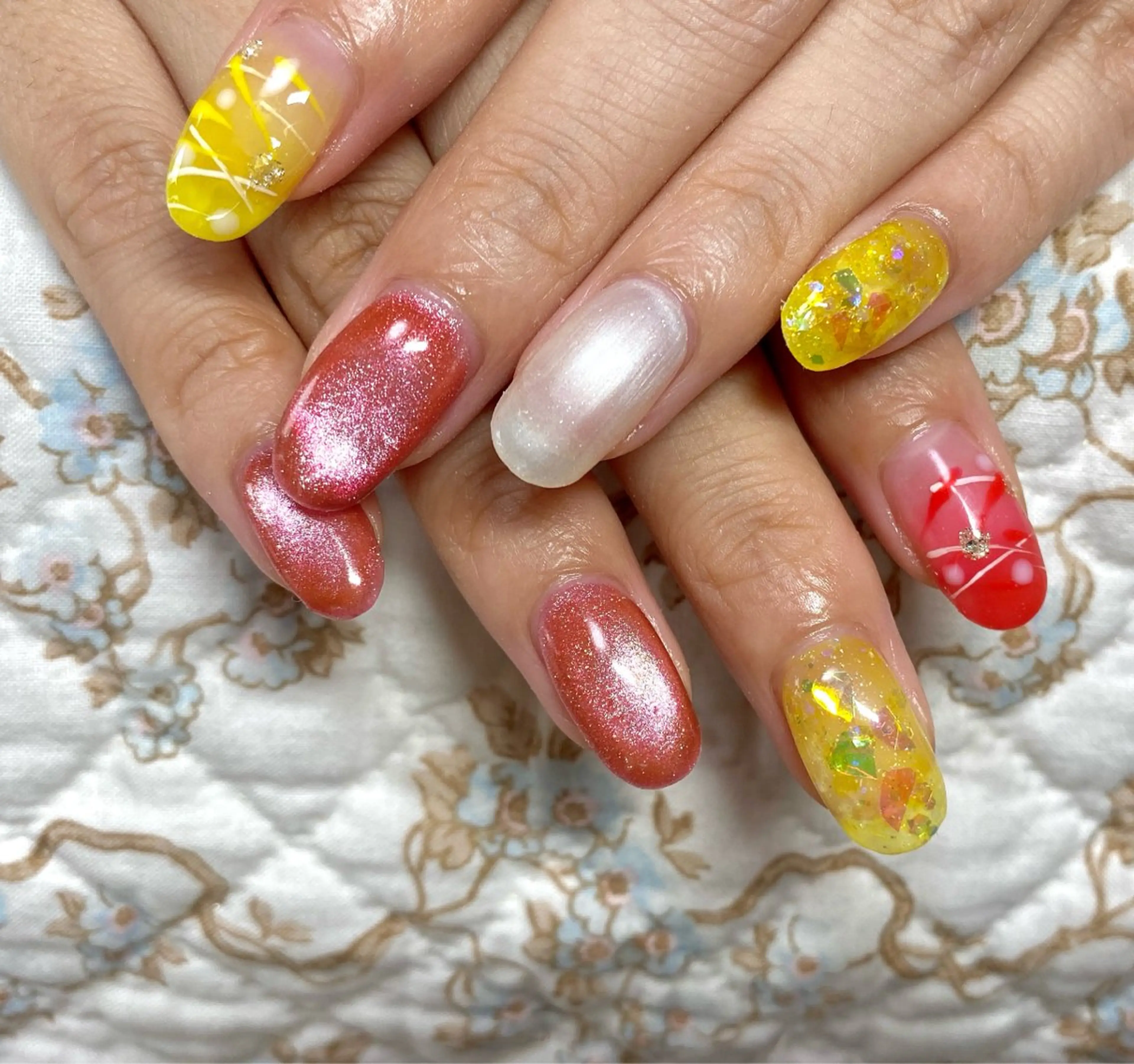 ネイル ハンドネイル ネイルサロン 春のネイルデザイン