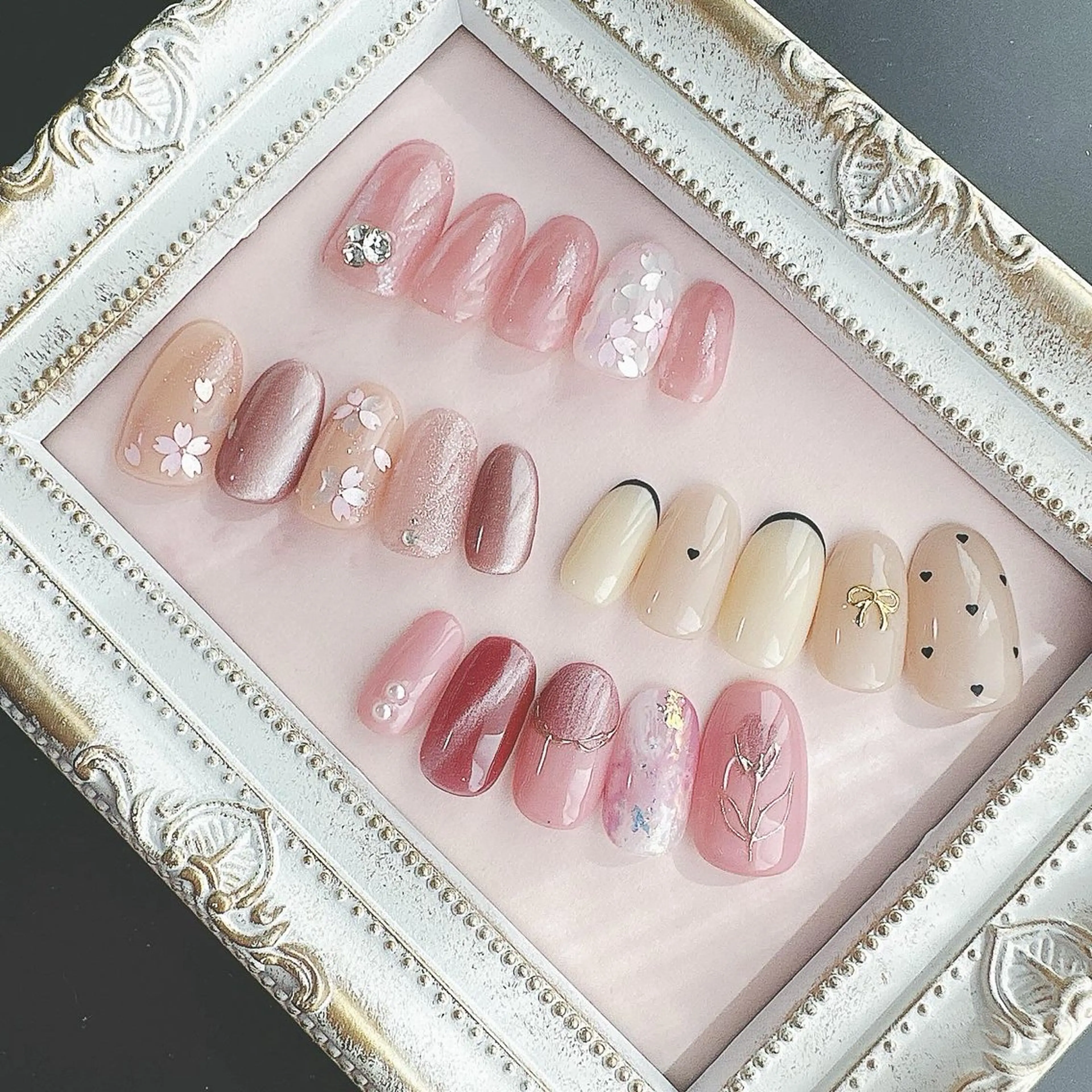 デザイン自由 ネイルチップの写真