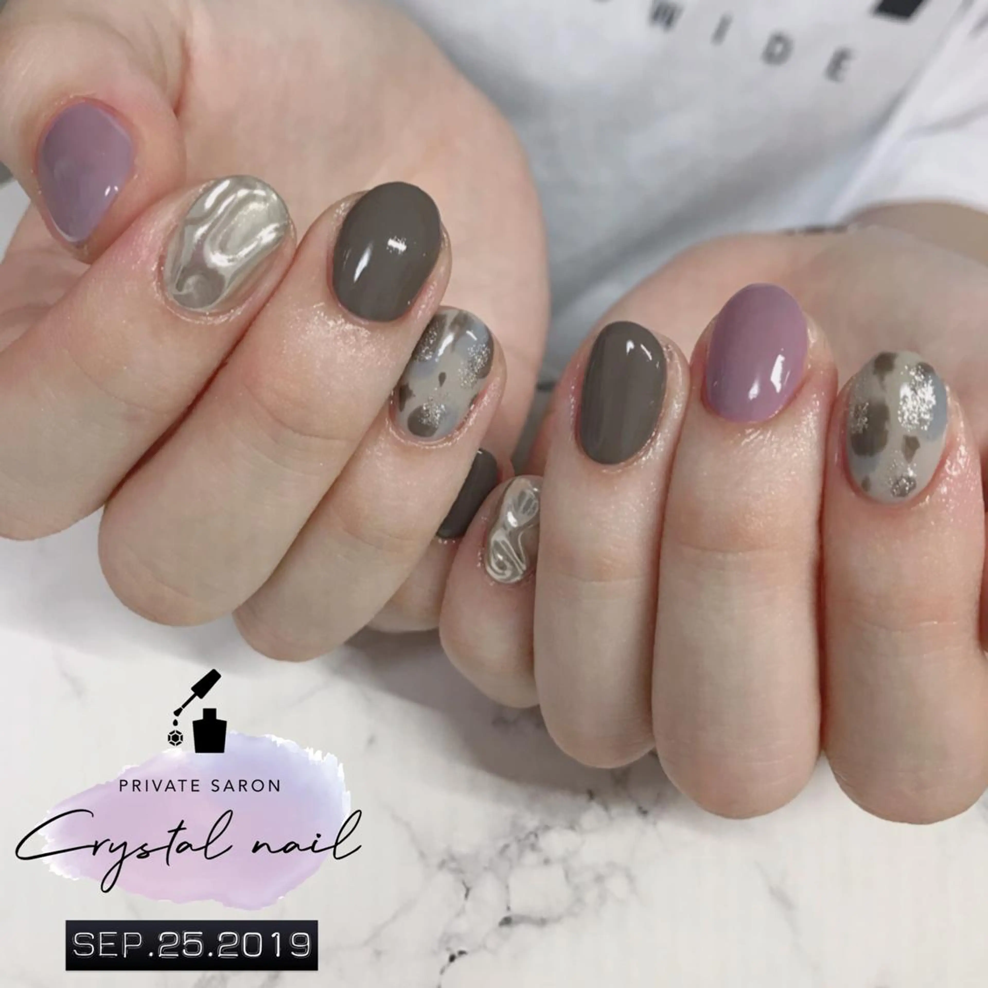 ネイル アニマル柄 ハンドネイル SCENERY NAILのネイルデザイン