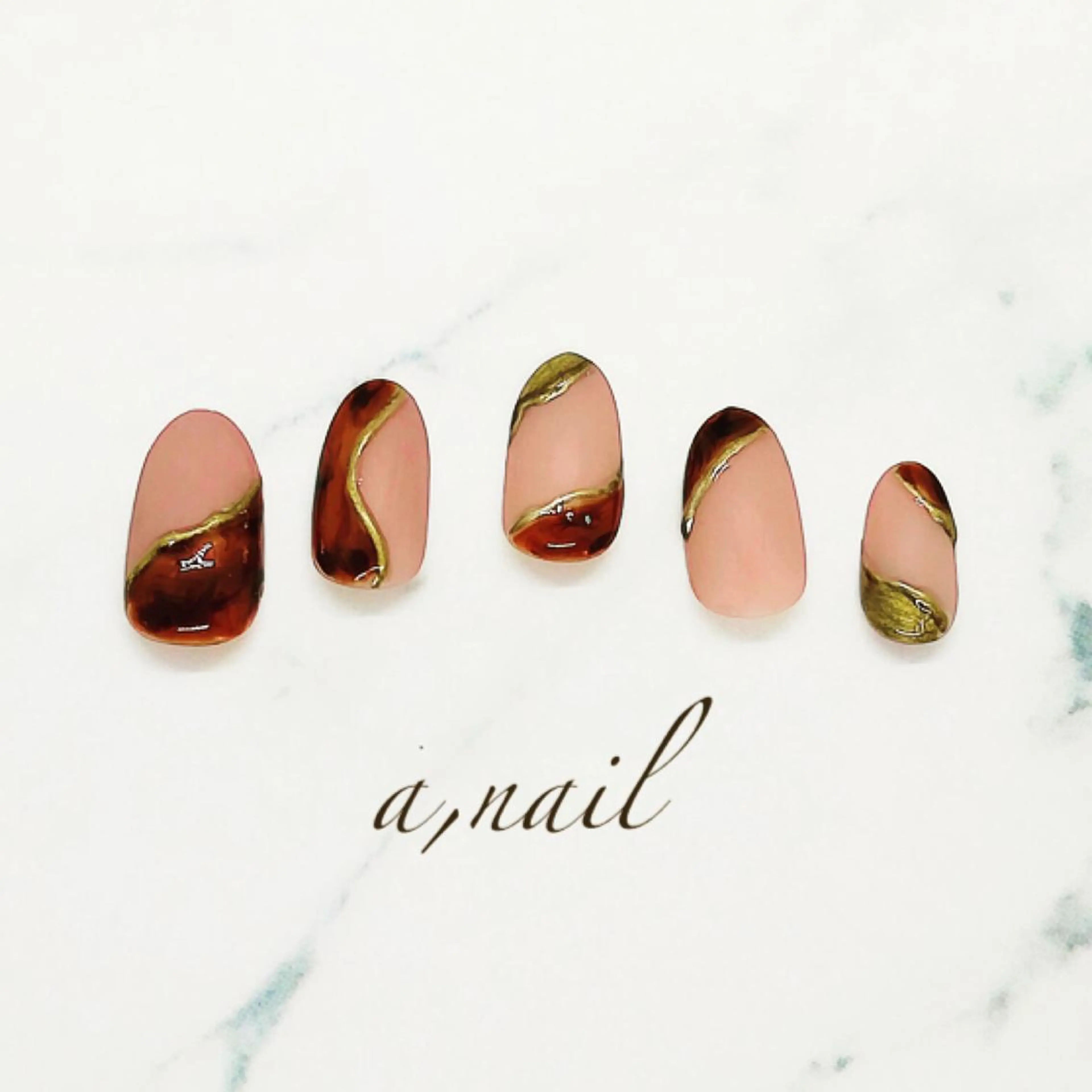 ネイル べっ甲ネイル フットネイル ラメ(グリッター) マットネイル ニュアンスネイル ハンドネイル ネイルサロン エーネイルのネイルデザイン