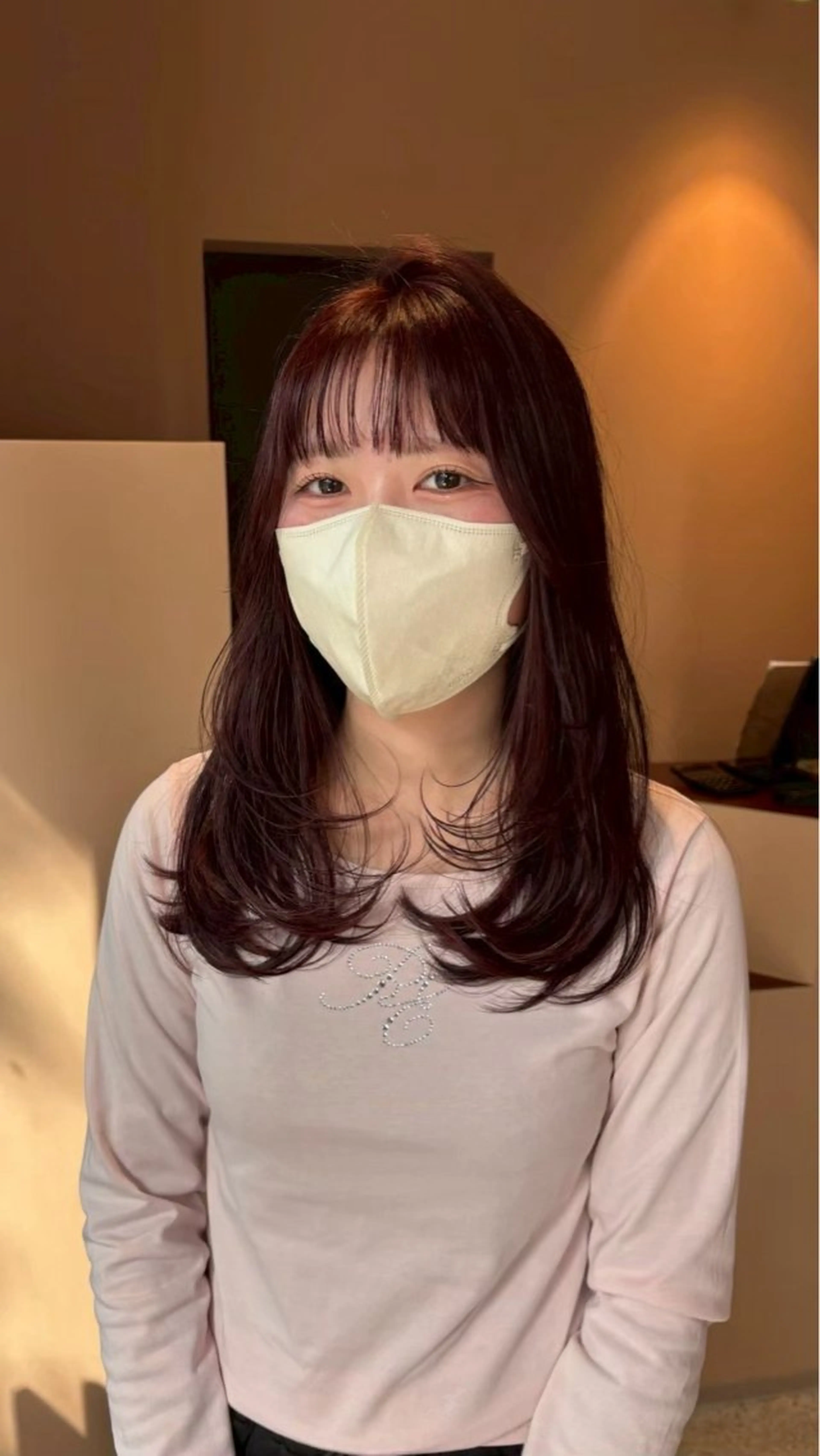 カラー YOKE 桃山台 SAKI♩ ܸのヘアスタイル