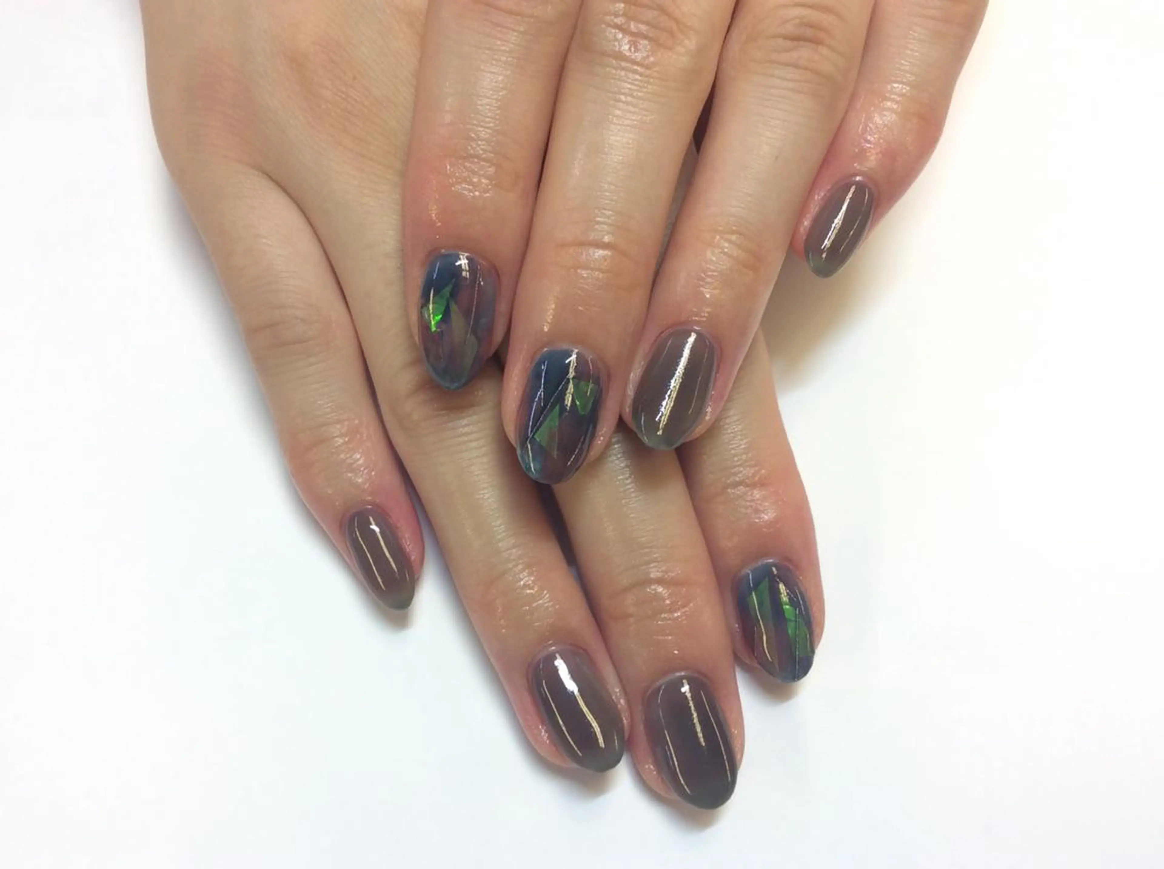 ネイル アートネイル ニュアンスネイル 新橋 ルキナ スタッフのネイルデザイン