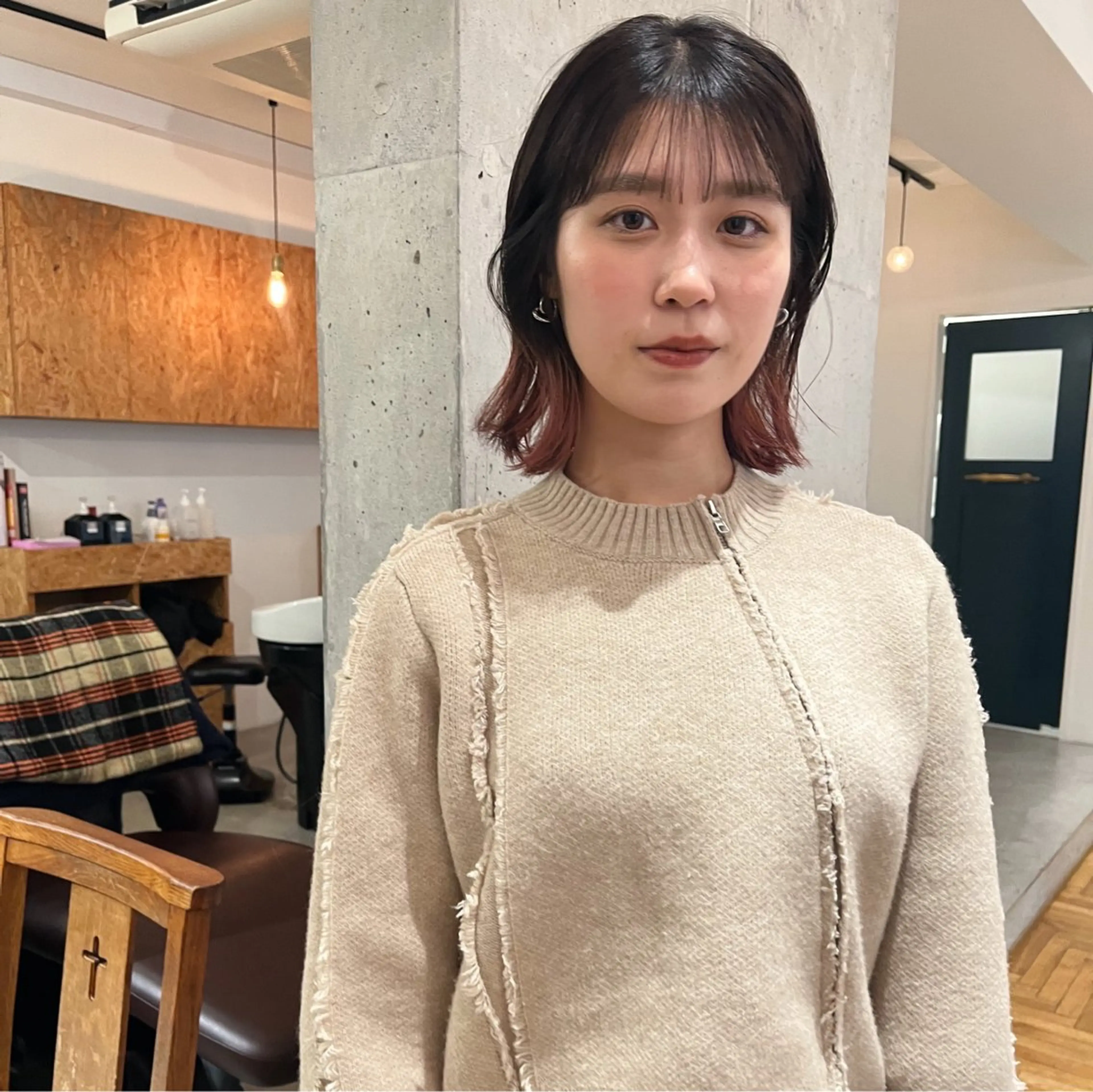 ショート カラー 暖色/パーマ 🌼クニトウメイのヘアスタイル