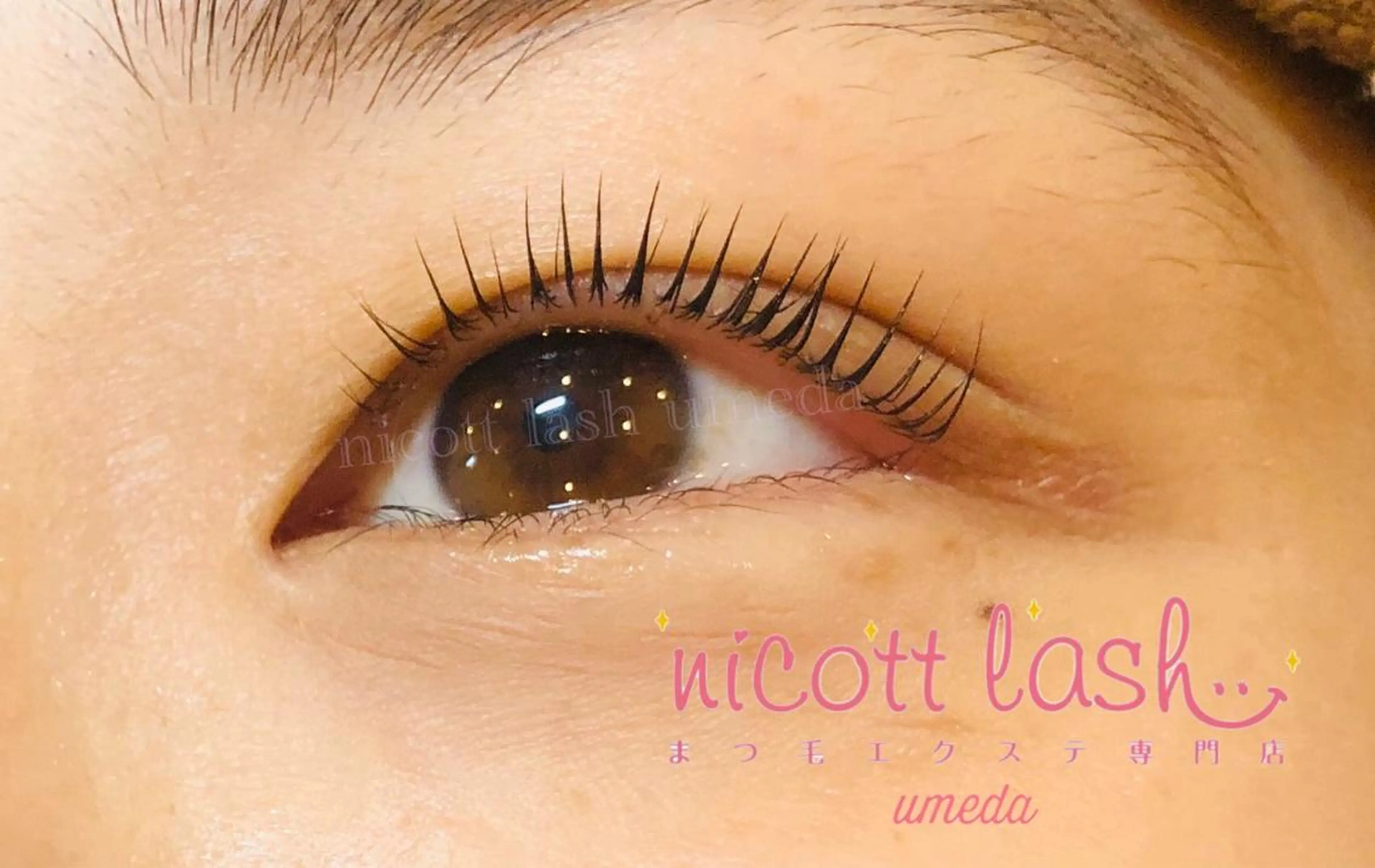 マツエク・マツパ パリジェンヌラッシュリフト サクラブロウ 難波のマツエク・マツパデザイン