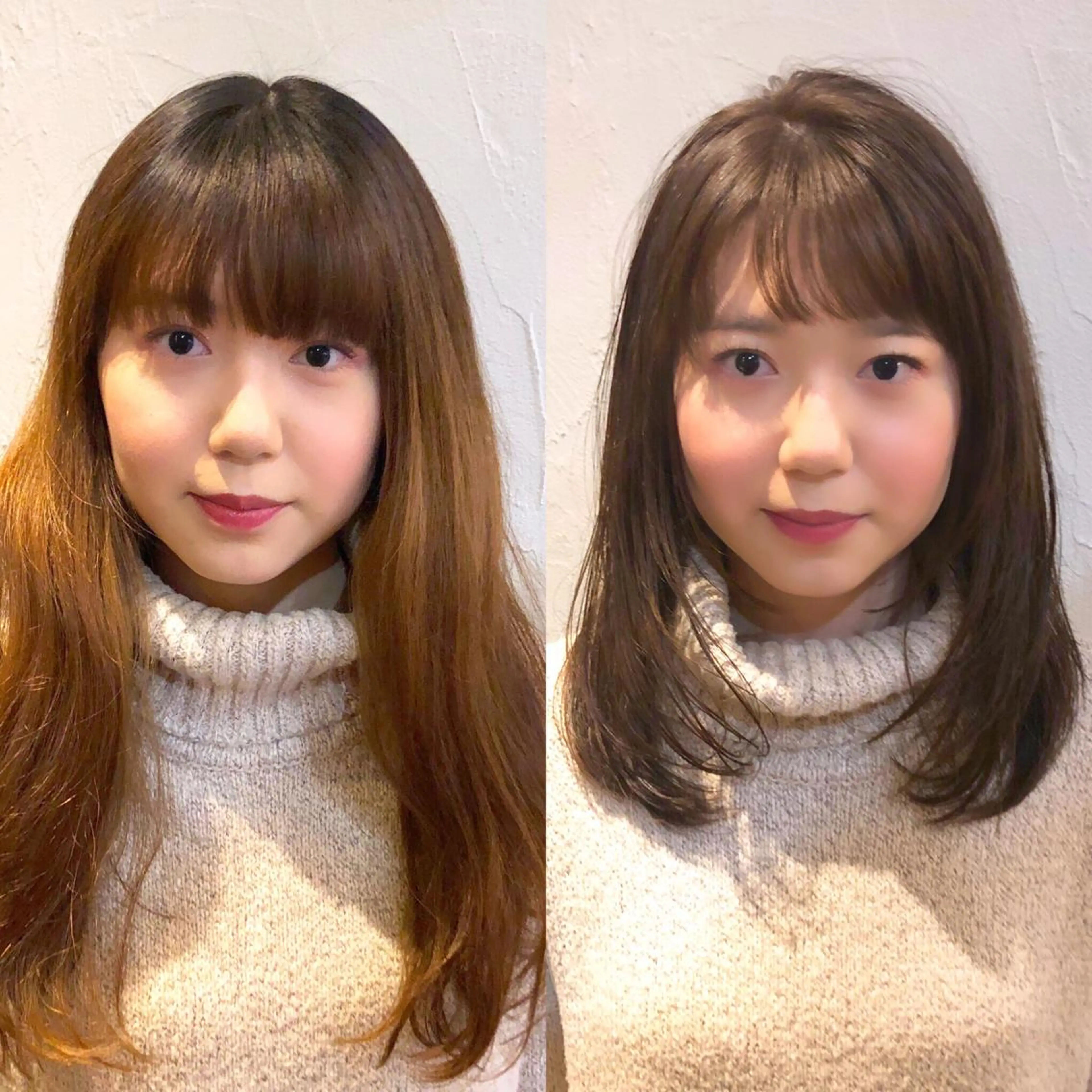 ミディアム 髪質改善縮毛矯正 専門店のヘアスタイル