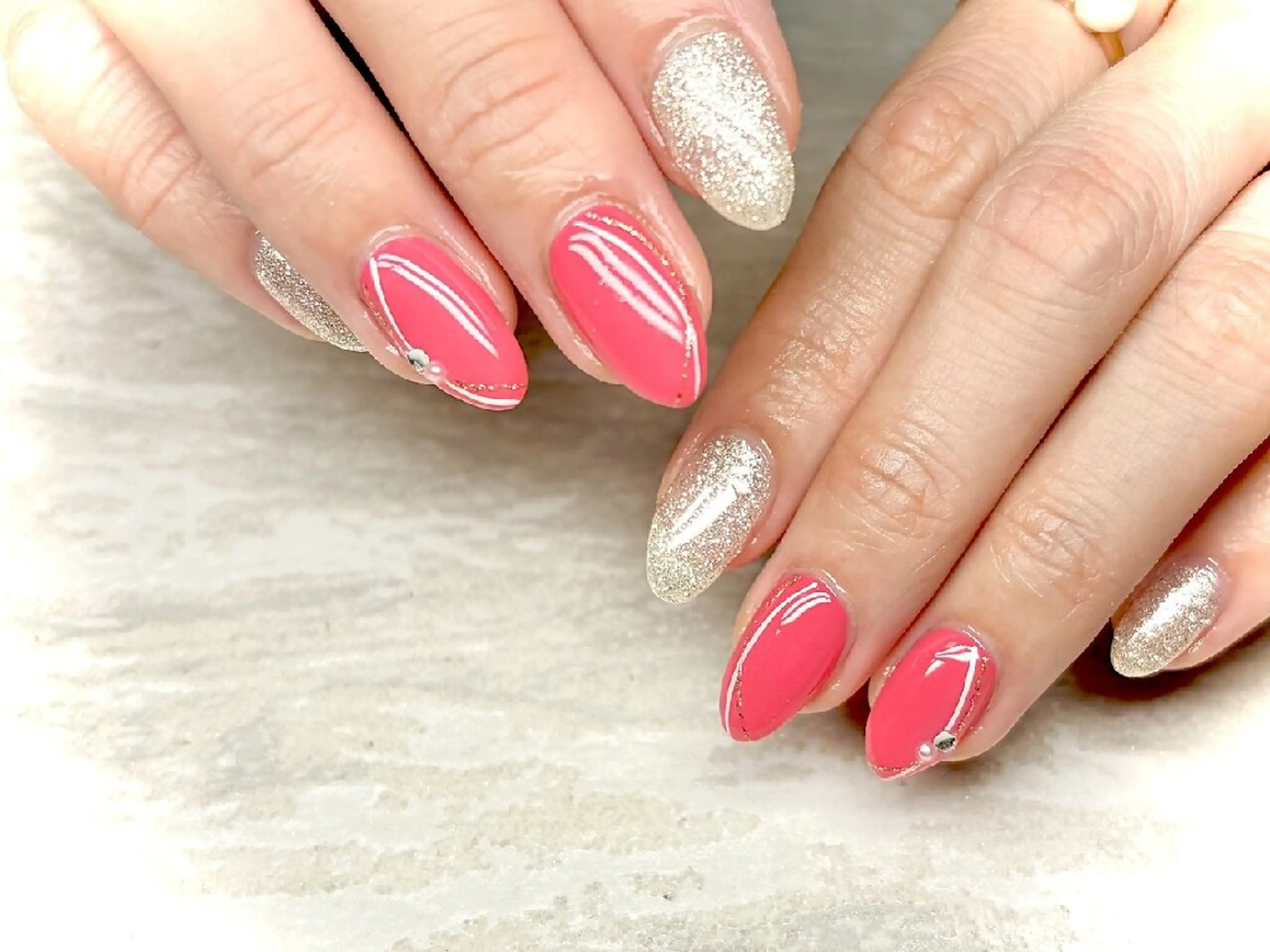 ネイル 夏ネイル ハンドネイル JULIE NAILのネイルデザイン