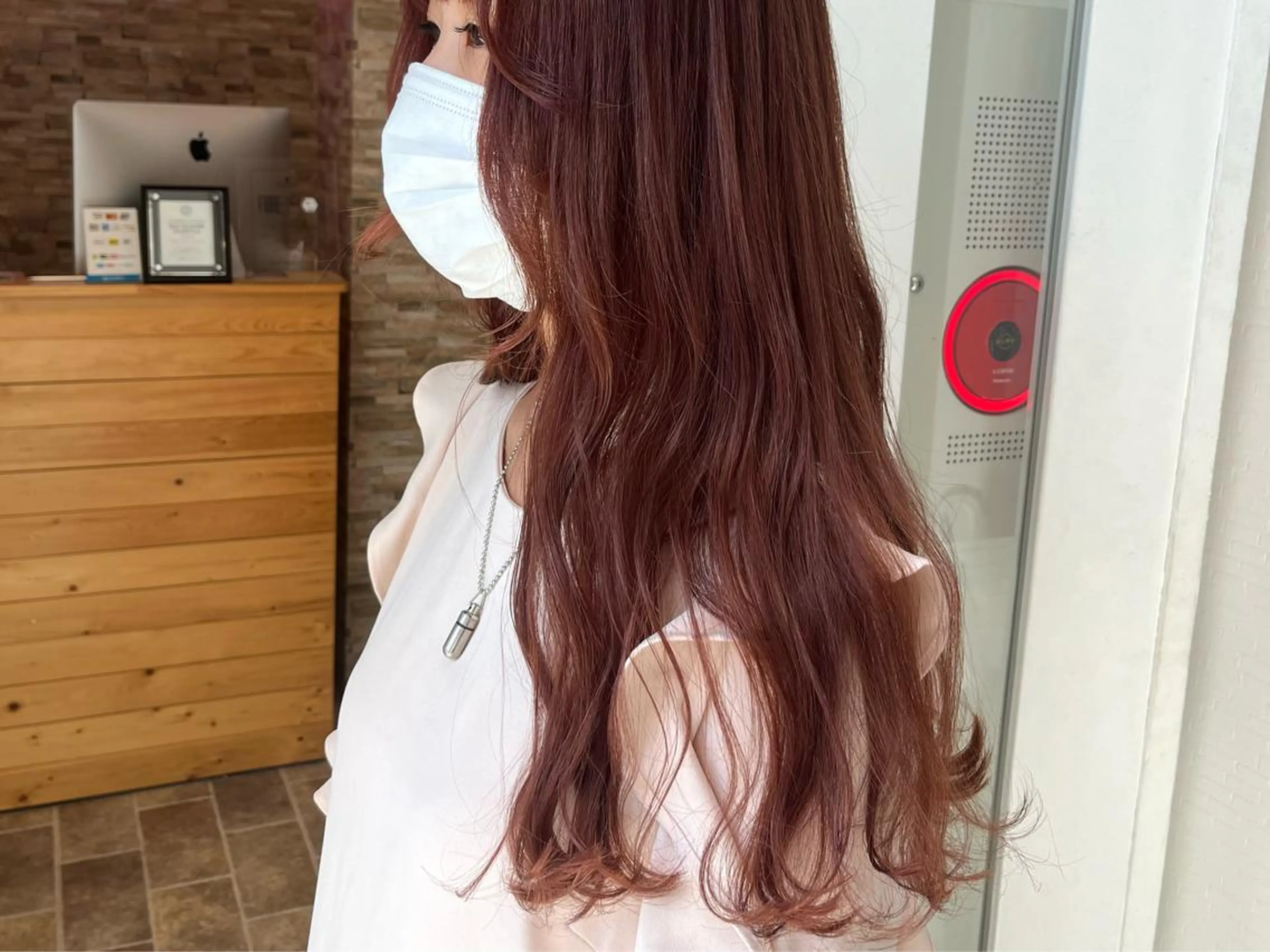 ロング カラー ヘアカラー&縮毛矯正 STAR☆RIVERのヘアスタイル