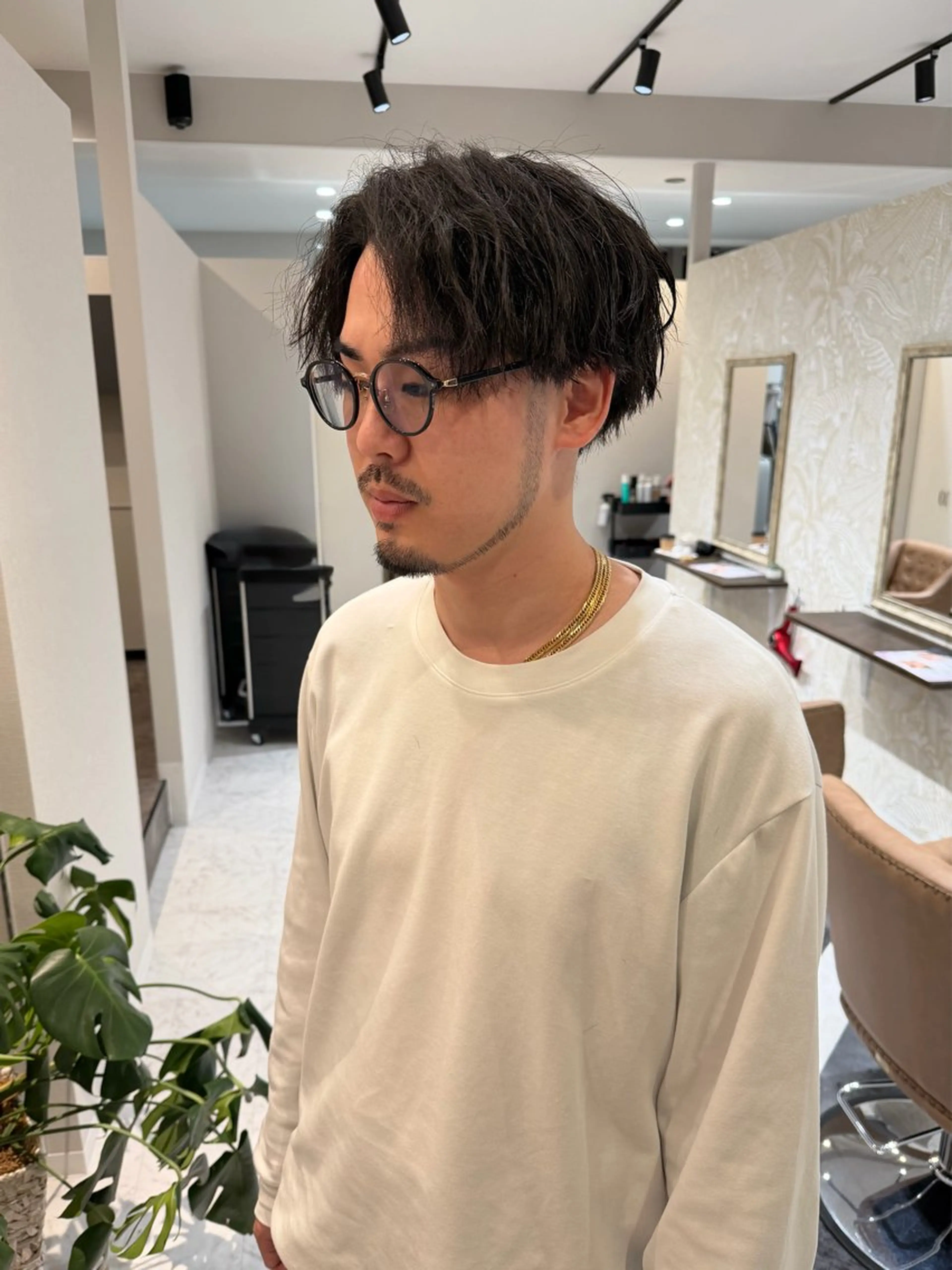 パーマ メンズ 川上 華央のヘアスタイル