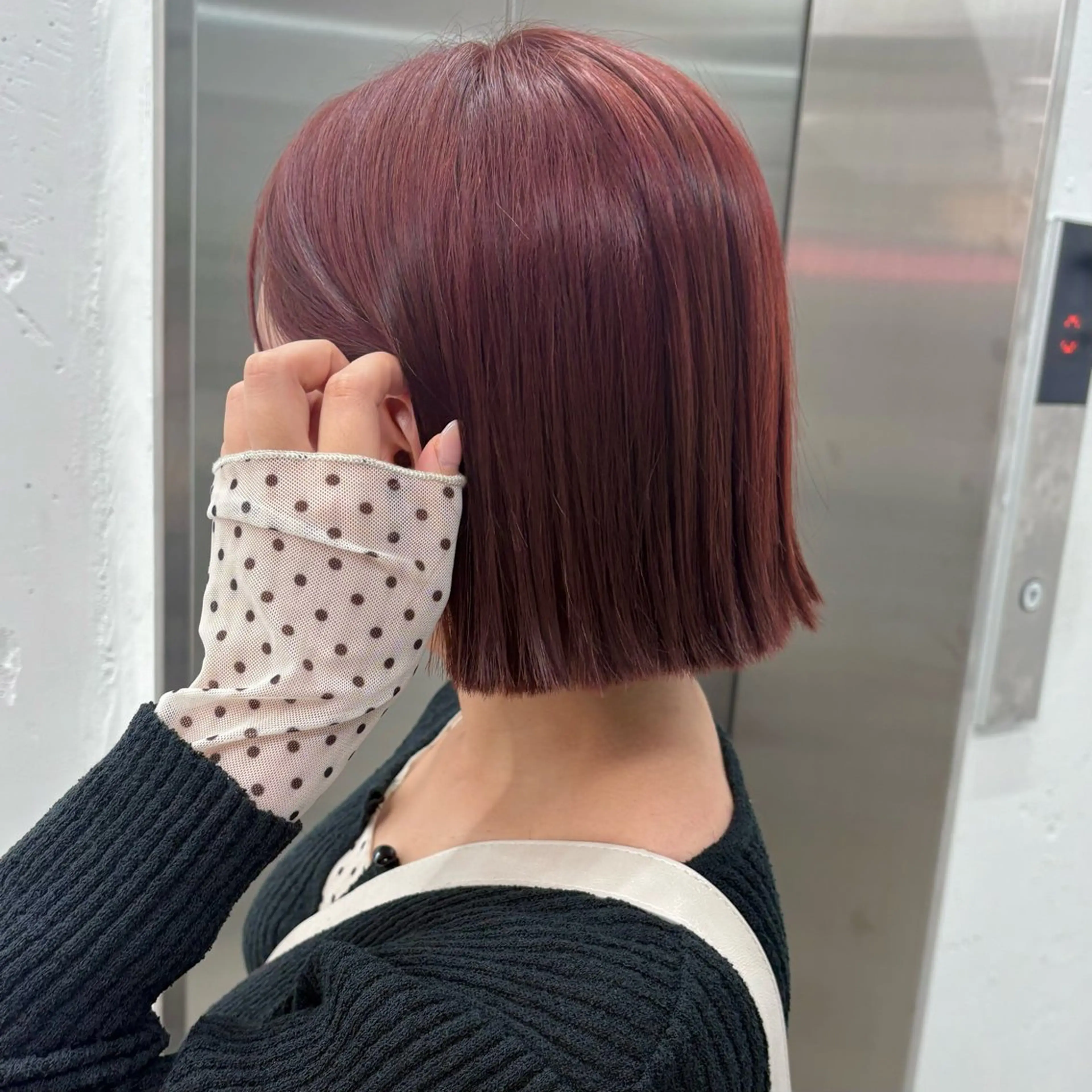 透明感UP◎ ブリーチなしダブルカラー🖍🖍+カット✂️+3stepトリートメント🧴の写真