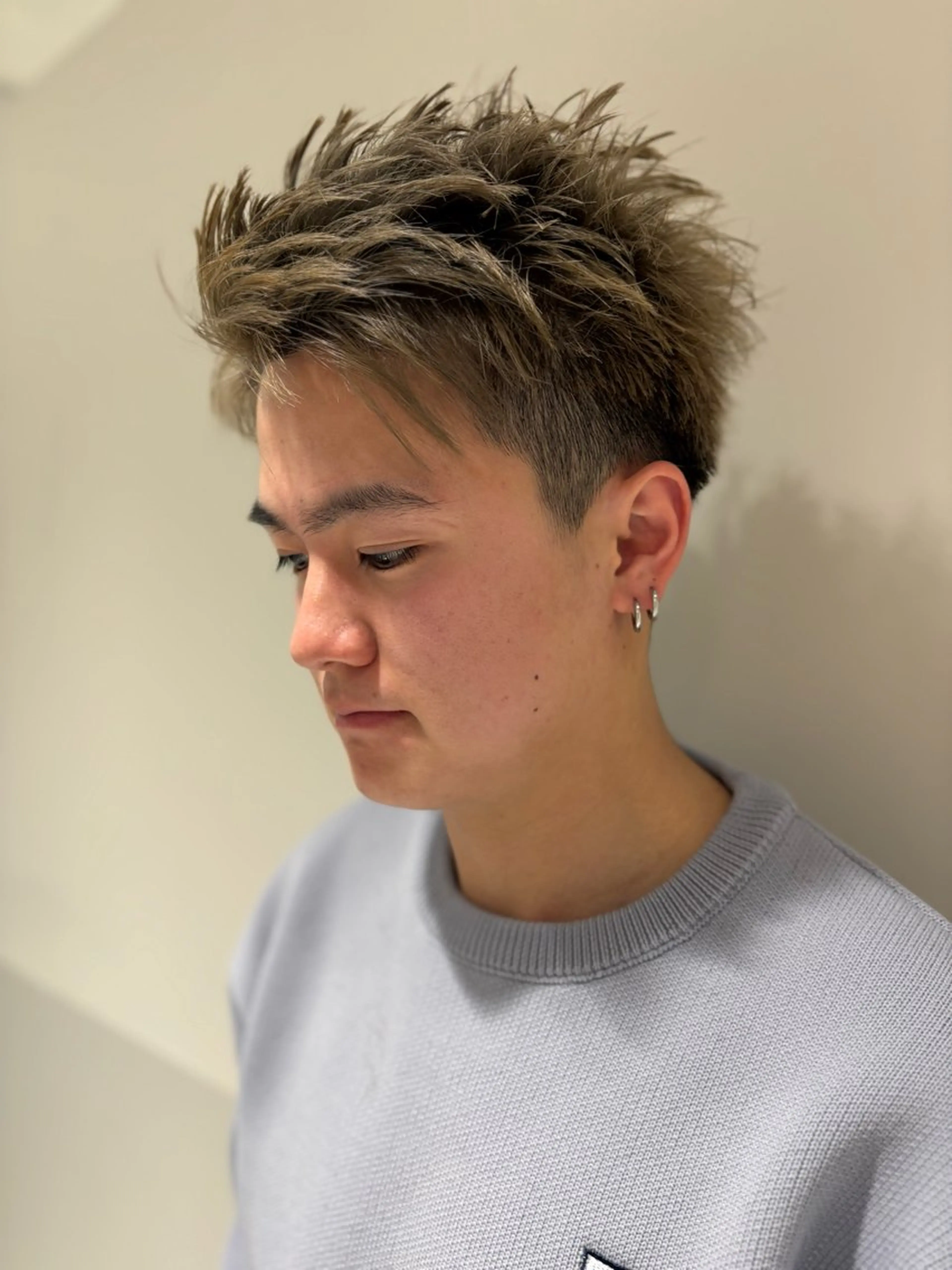 ショート メンズ 骨格補正カット✂︎ 🌟菅野陽介🌟のヘアスタイル