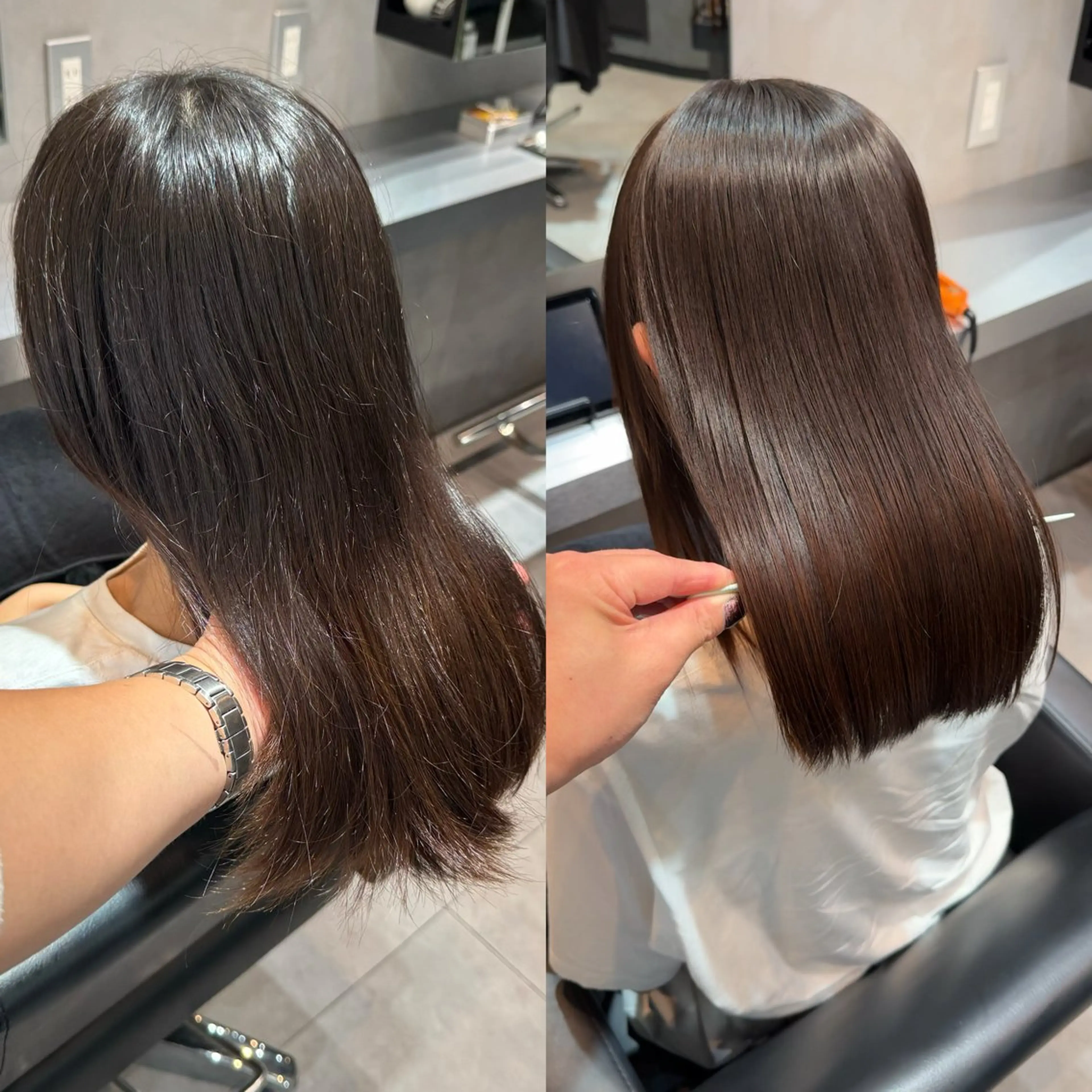 ロング 縮毛矯正 坂谷 BUCKS/縮毛矯正のヘアスタイル