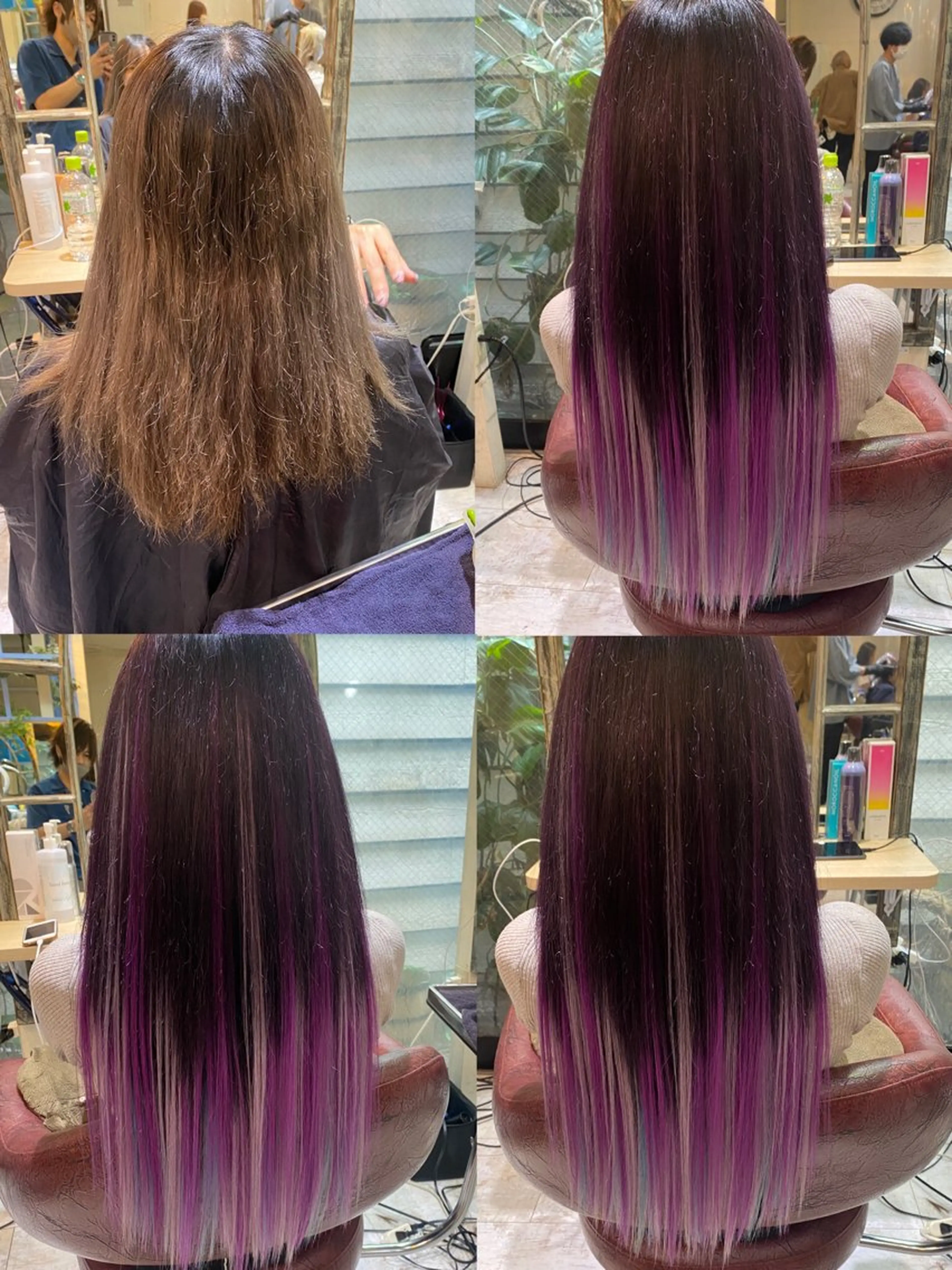 ロング カラー 二 宮のヘアスタイル