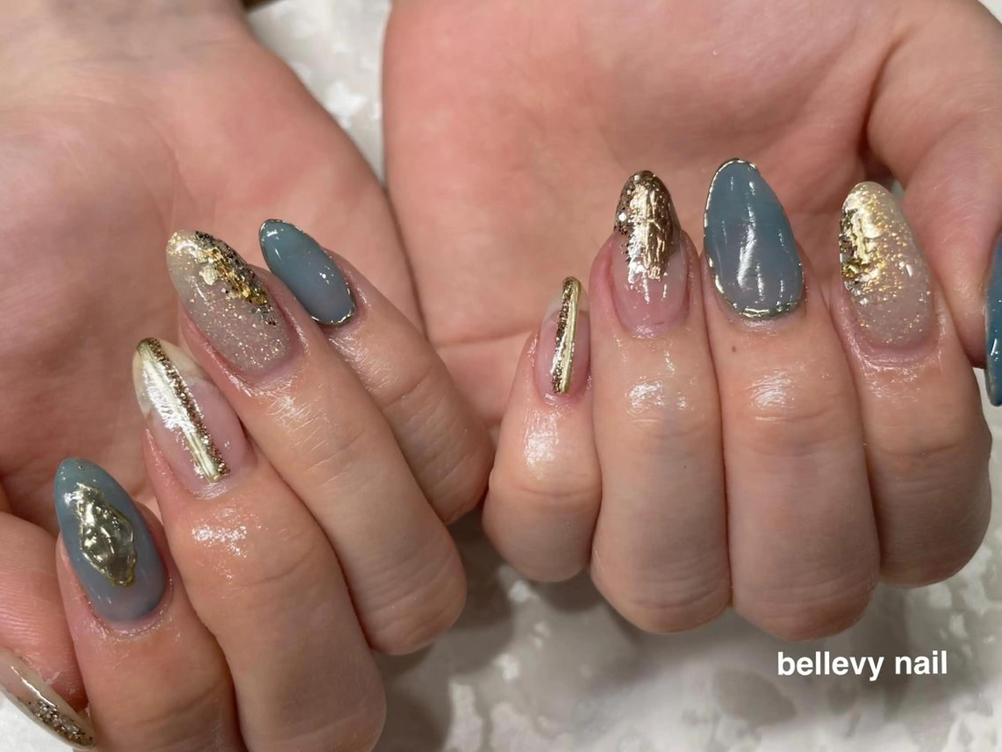 ネイル bellevy所属・藤原 はずきのネイルデザイン