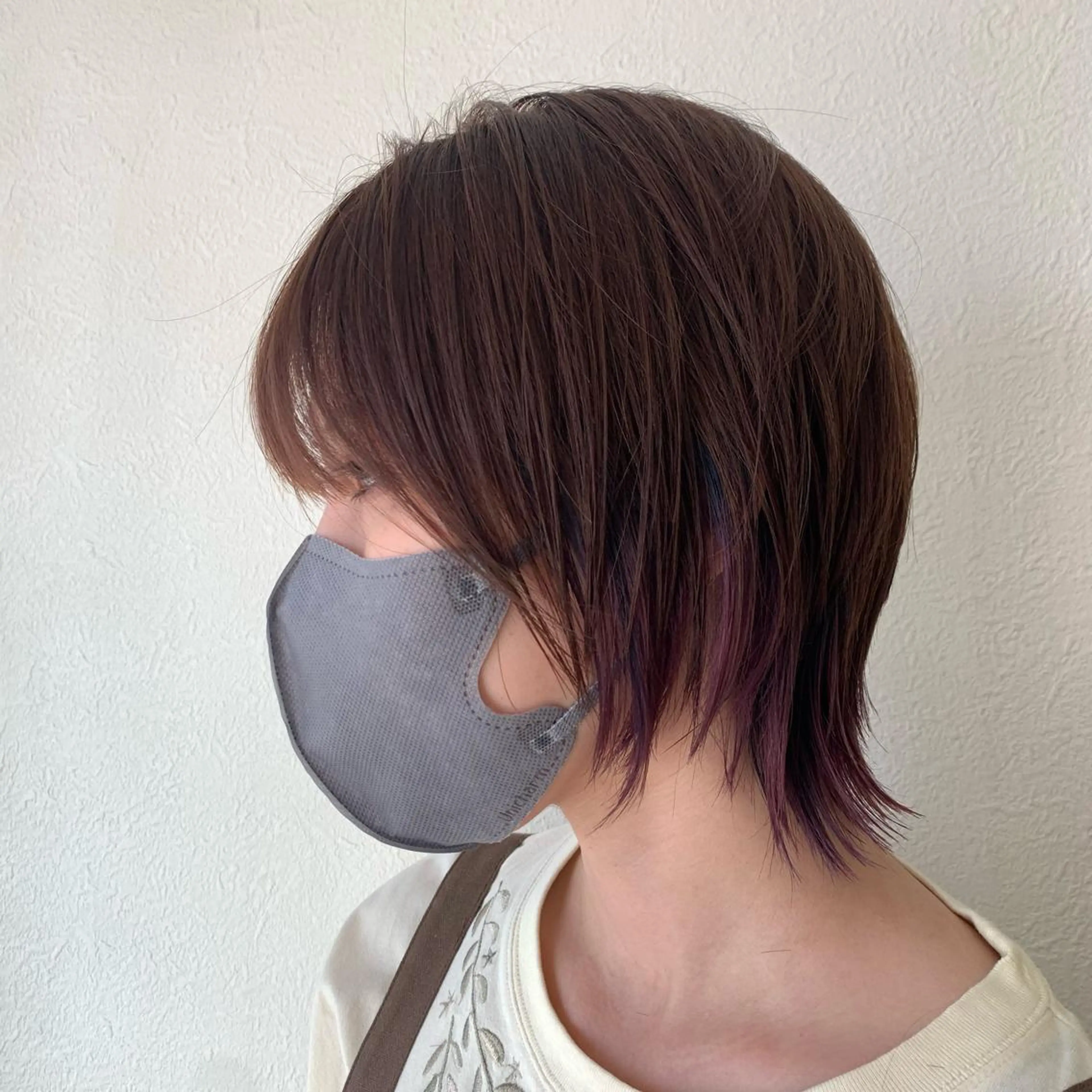 ショート カット トリートメント ハッシュ・ウルフ🐺 小顔レイヤー松山直史のヘアスタイル