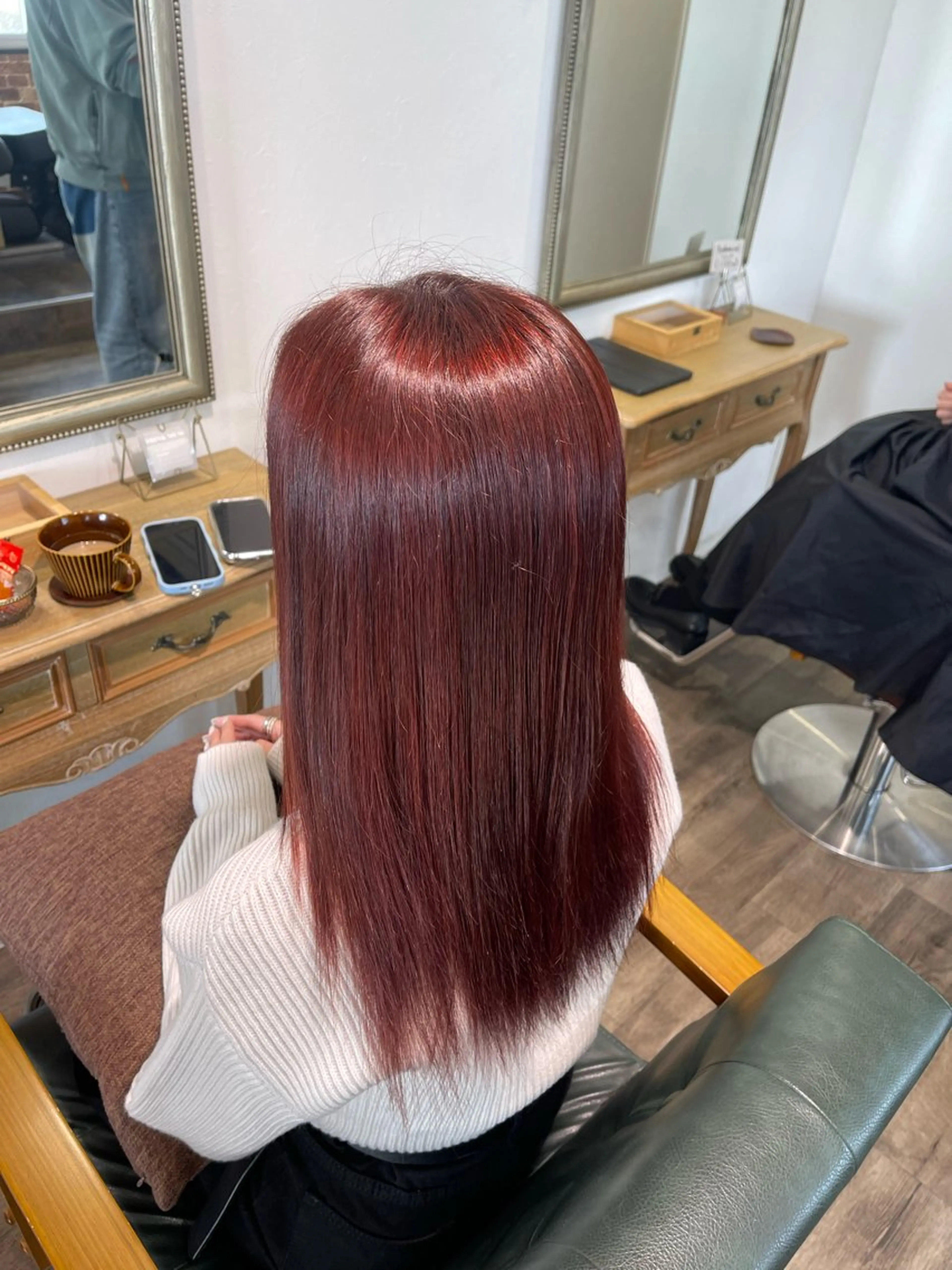 セミロング カラー ヘアカラー トリートメント Felice Erikaのヘアスタイル