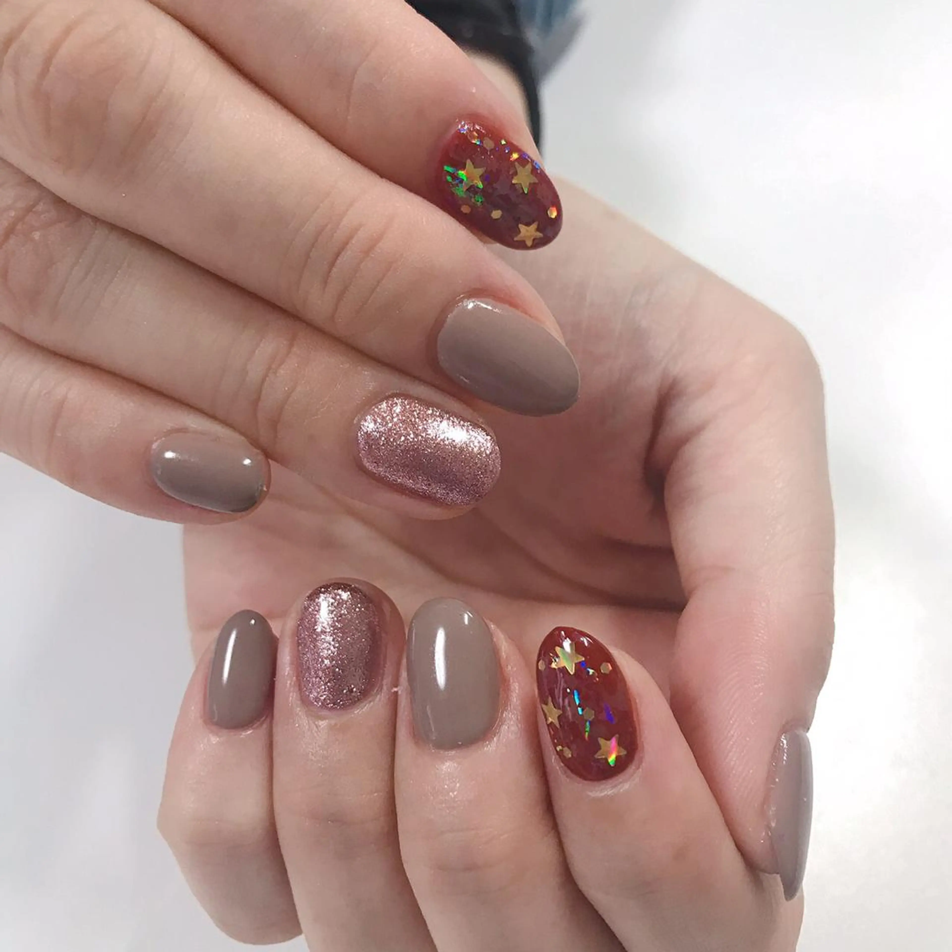 ネイル アートネイル 長さ出し フットネイル グリーン ニュアンスネイル Lily Roseスタッフ一同のマツエク・マツパデザイン