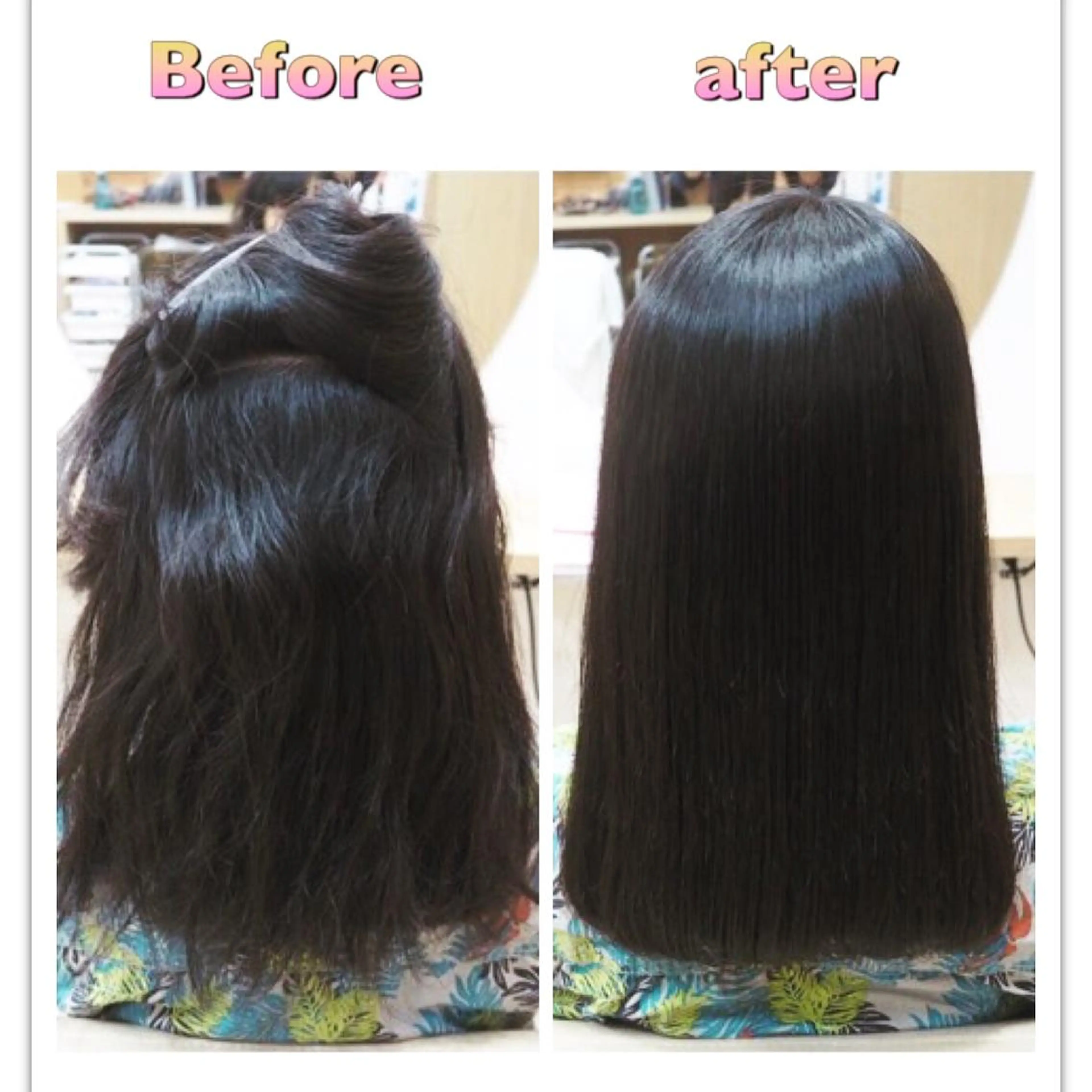 ロング 縮毛矯正 T e t t e所属・中江 規久のヘアスタイル