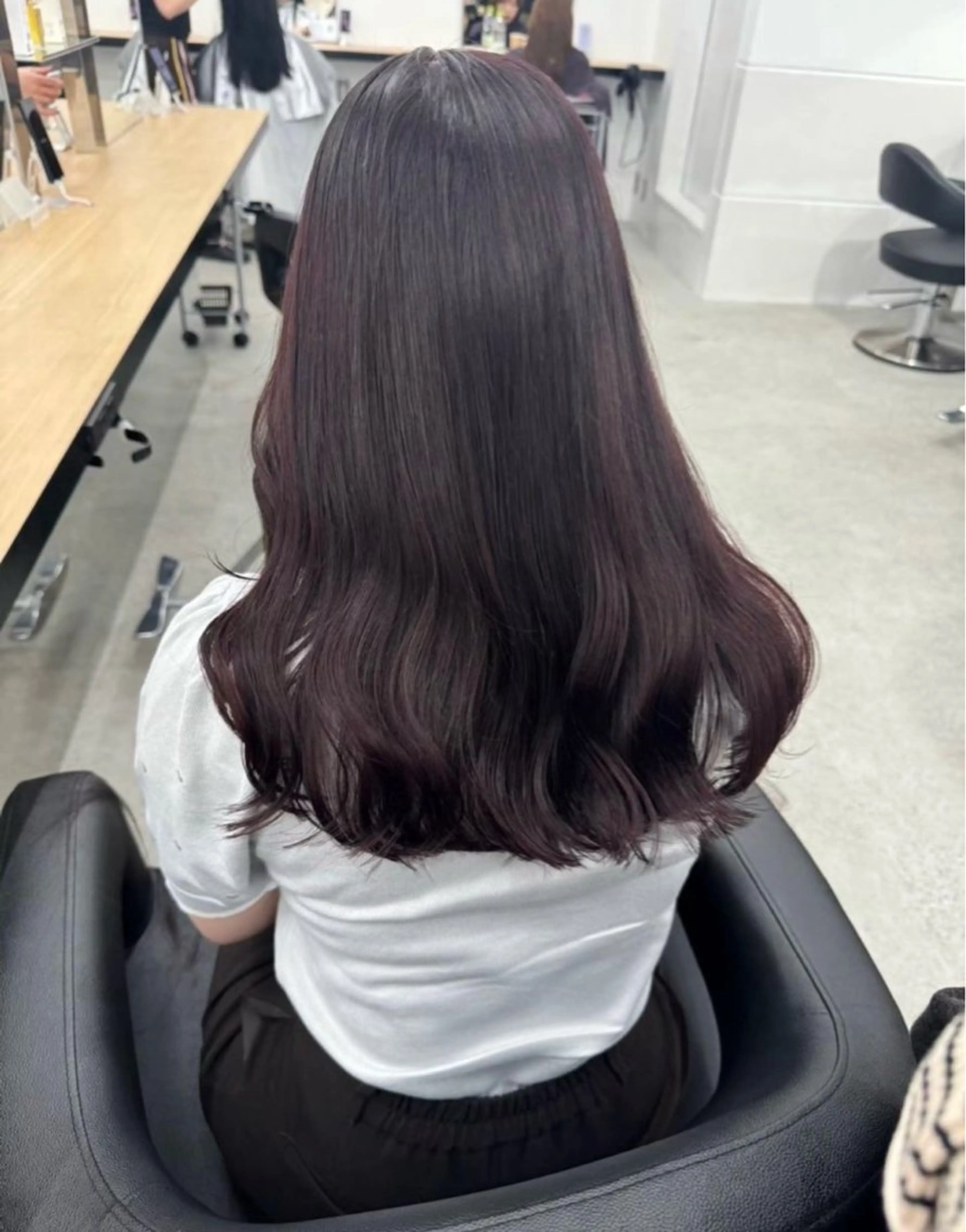 ロング ヘアカラー miku/ラベンダー 透明感カラー🪻❤︎のヘアスタイル