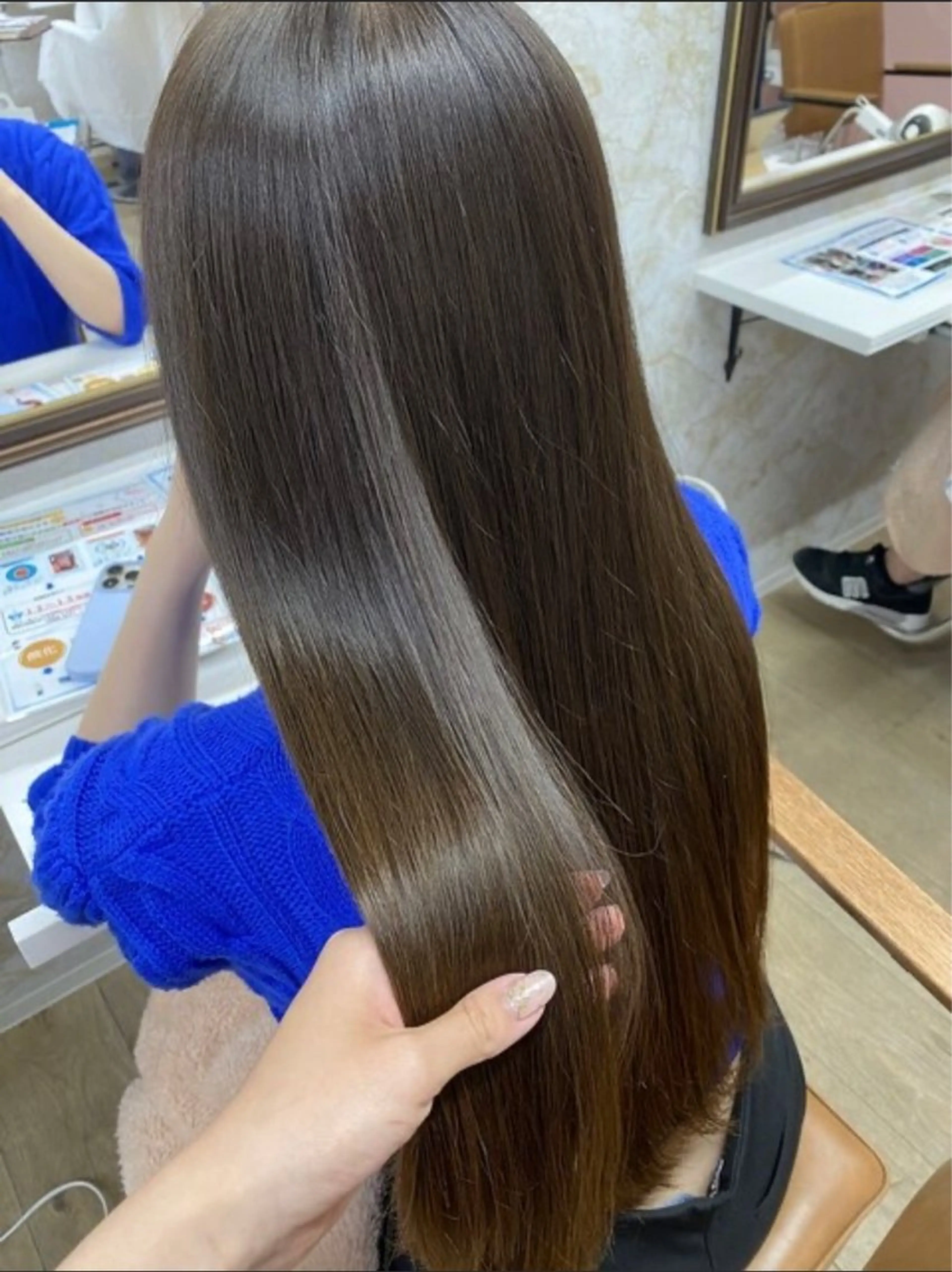 ロング カット 縮毛矯正 KAZUKI/ 髪質改善のヘアスタイル