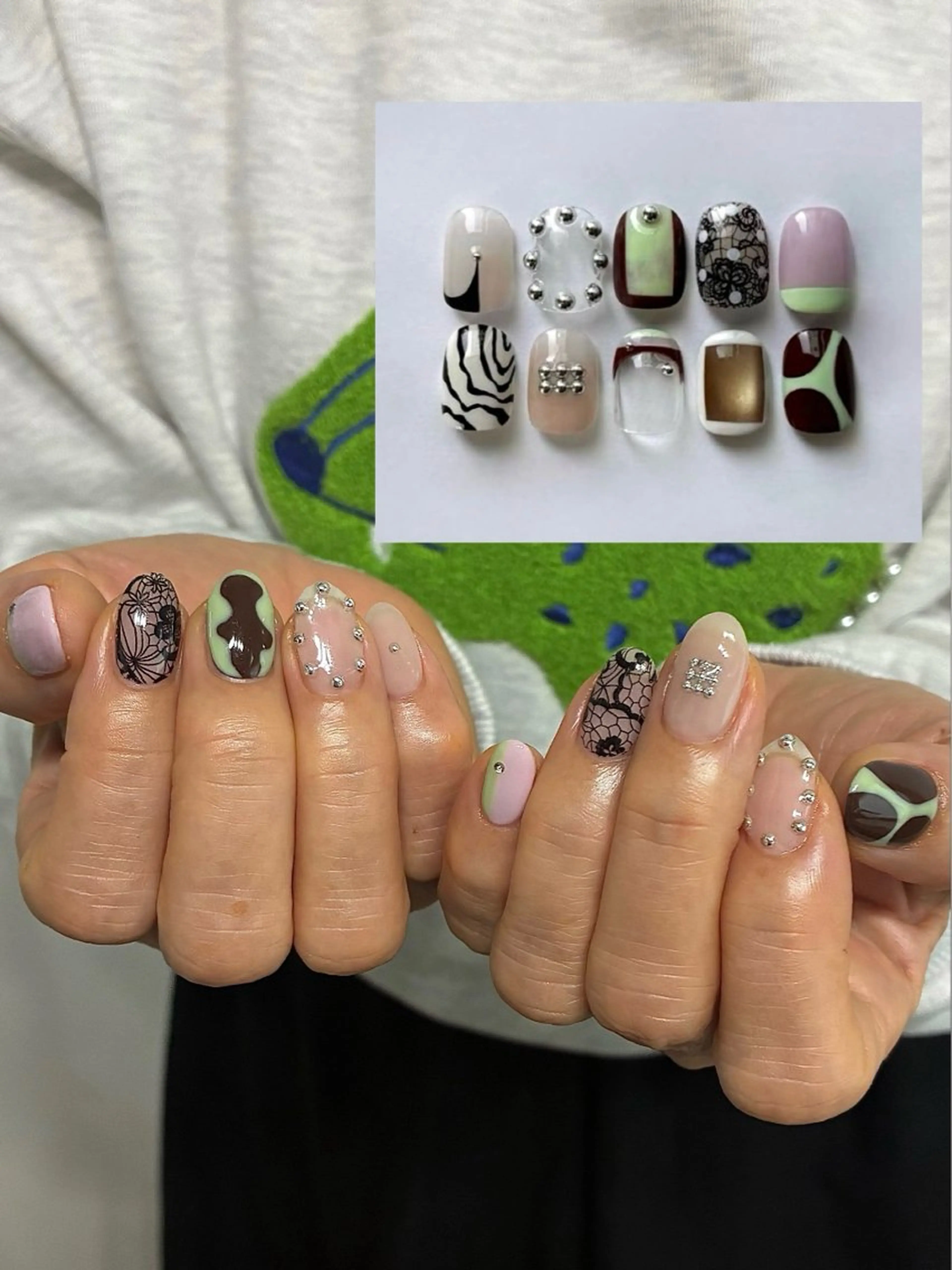 ネイル ハンドネイル nail salon Lipine 新守山のネイルデザイン