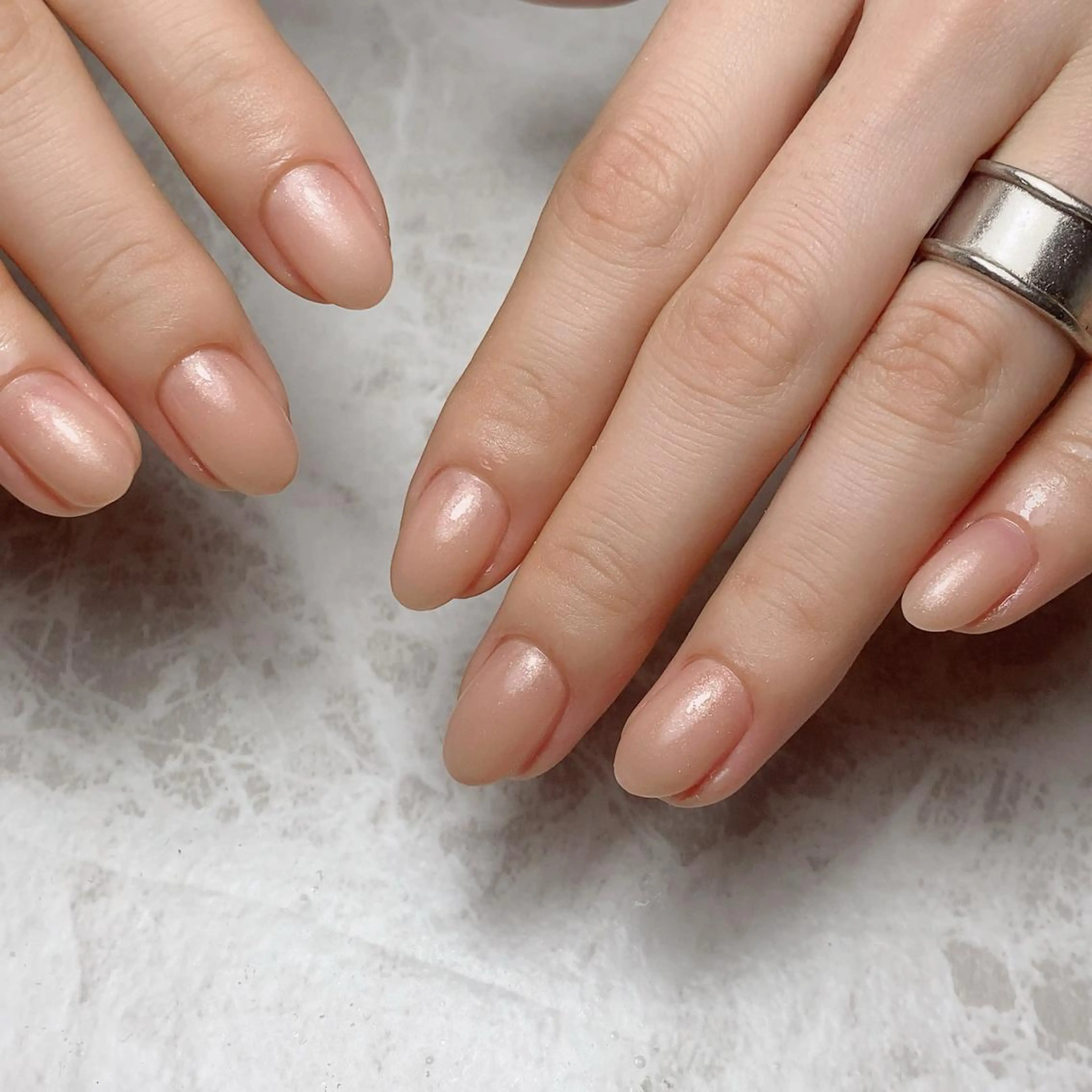 ネイル ラメ(グリッター) ワンカラーネイル ハンドネイル Nail Salon CIARAのネイルデザイン