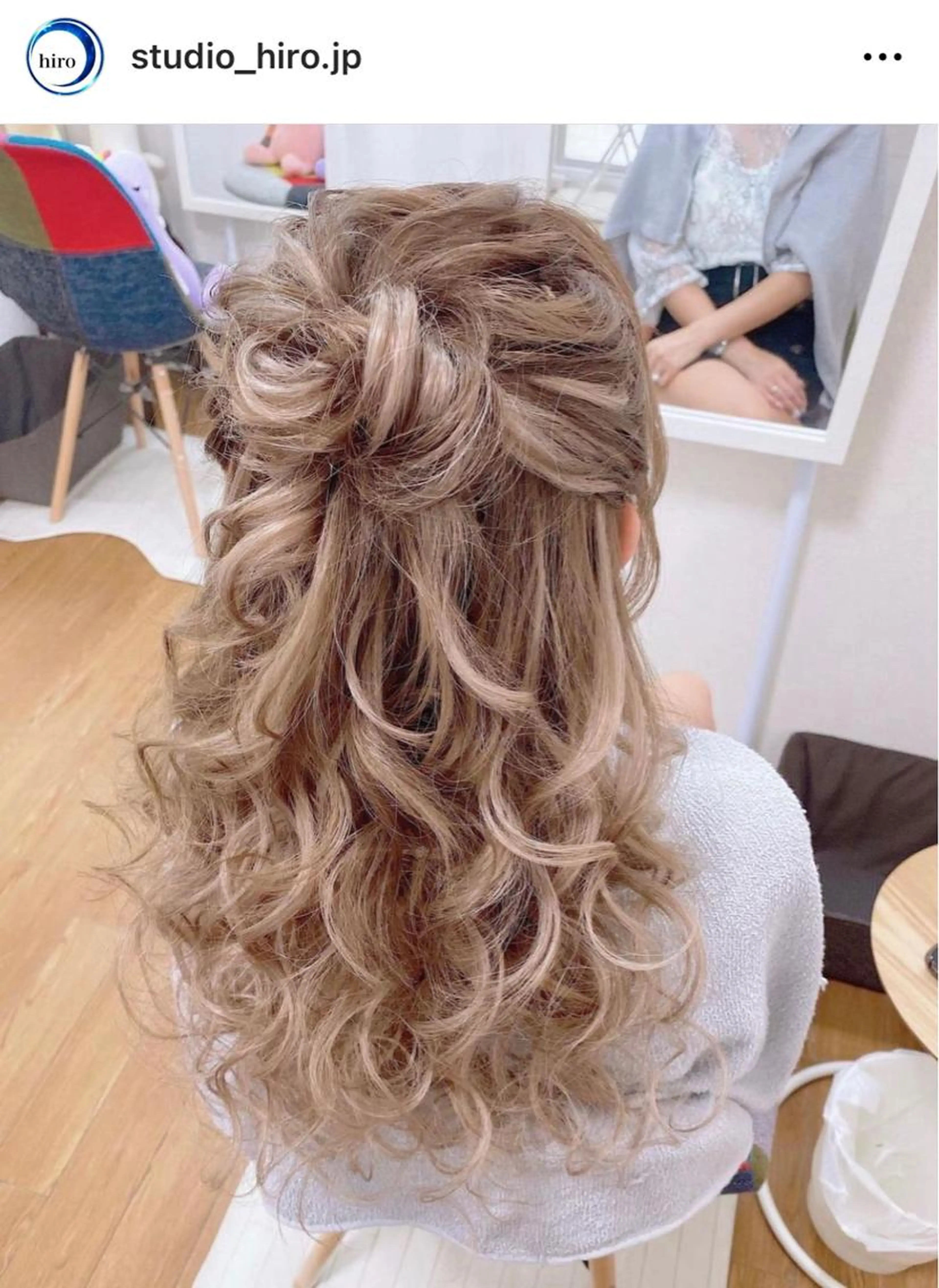 💠【午前9:00~10:00対象】通常:ヘアセット¥3000の写真