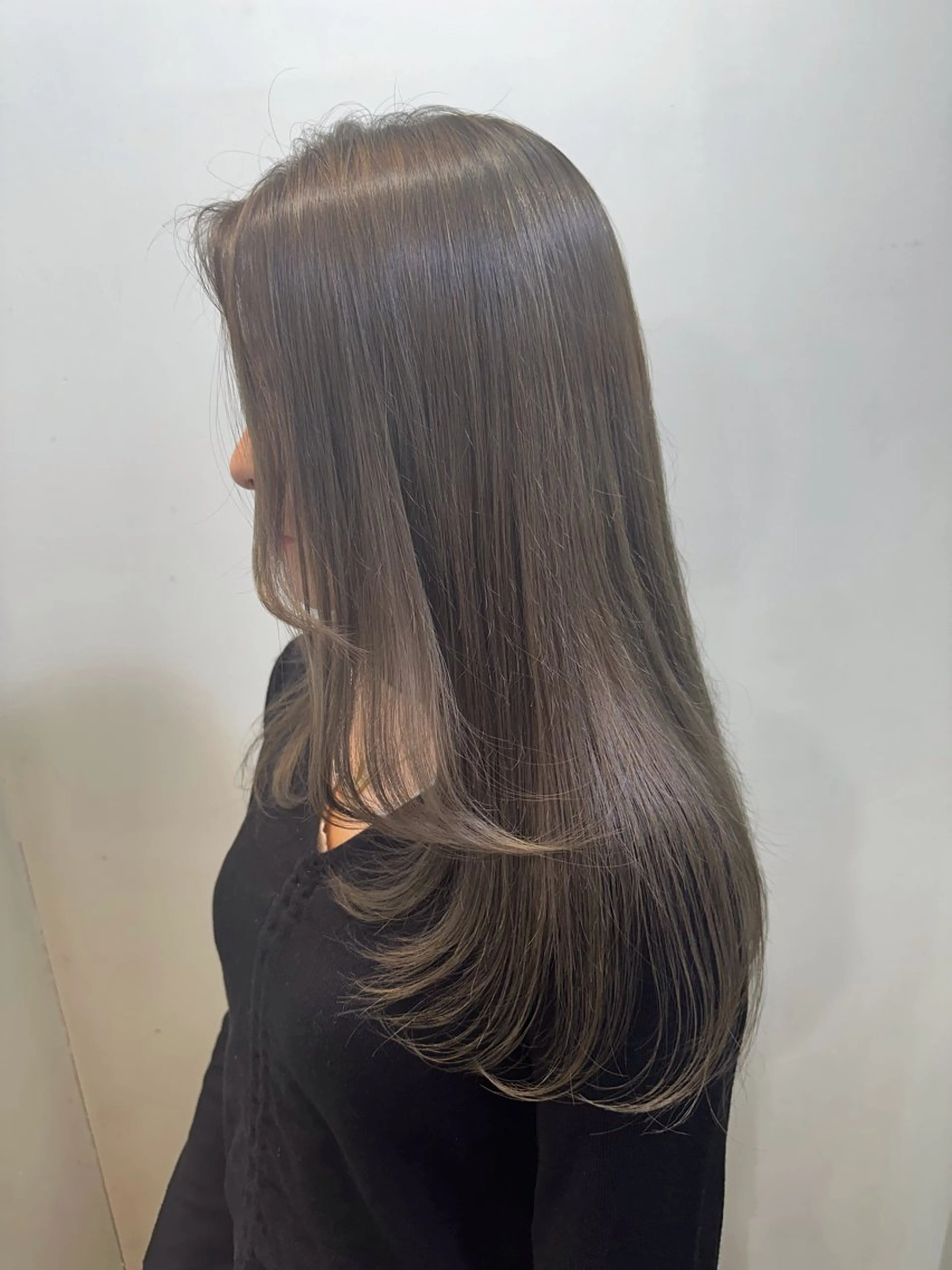 ロング 阪本 正美のヘアスタイル