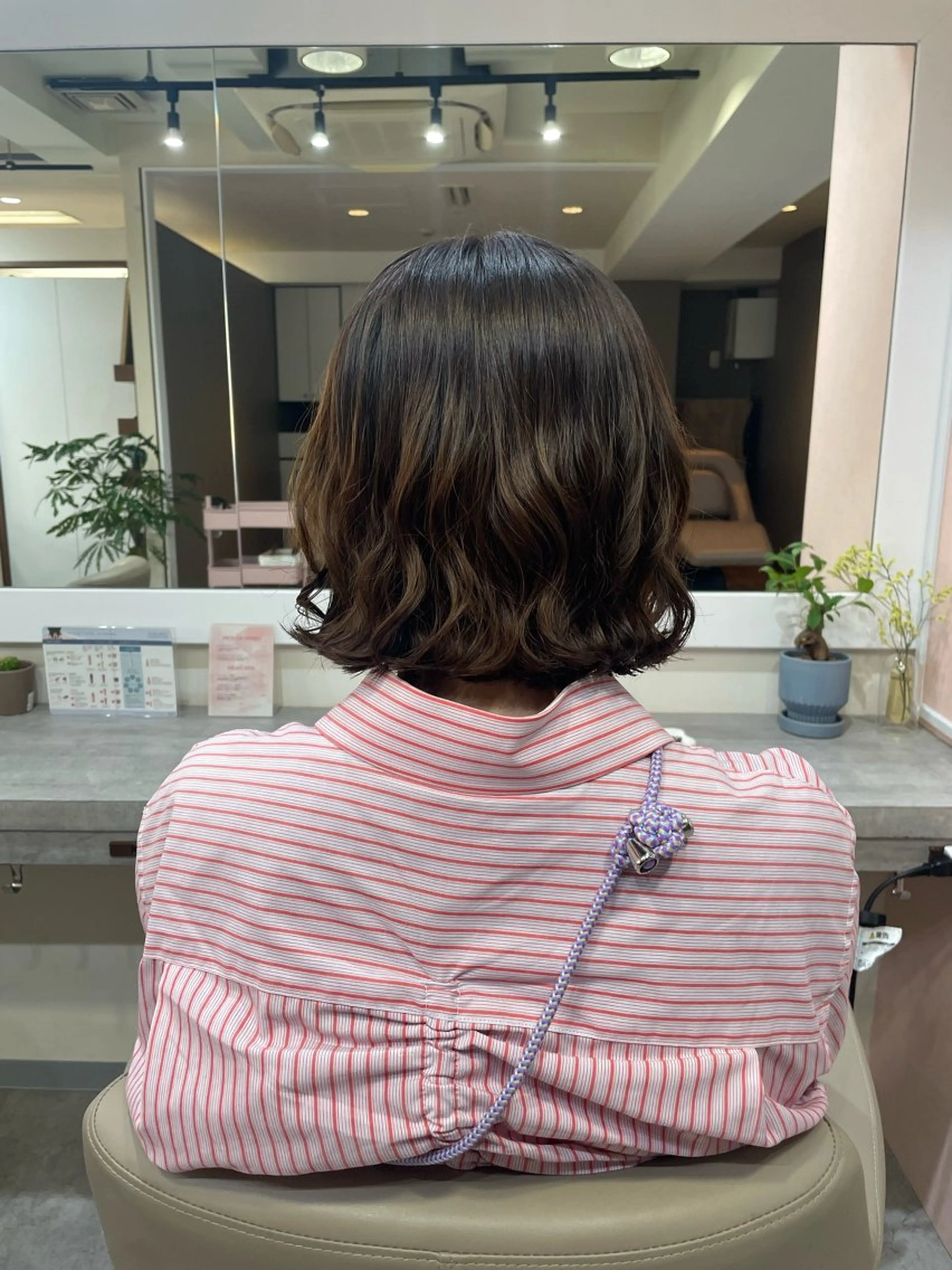 ショート ボブ カット パーマ 韓国風パーマ/ヘア セット/店長みづきのヘアスタイル