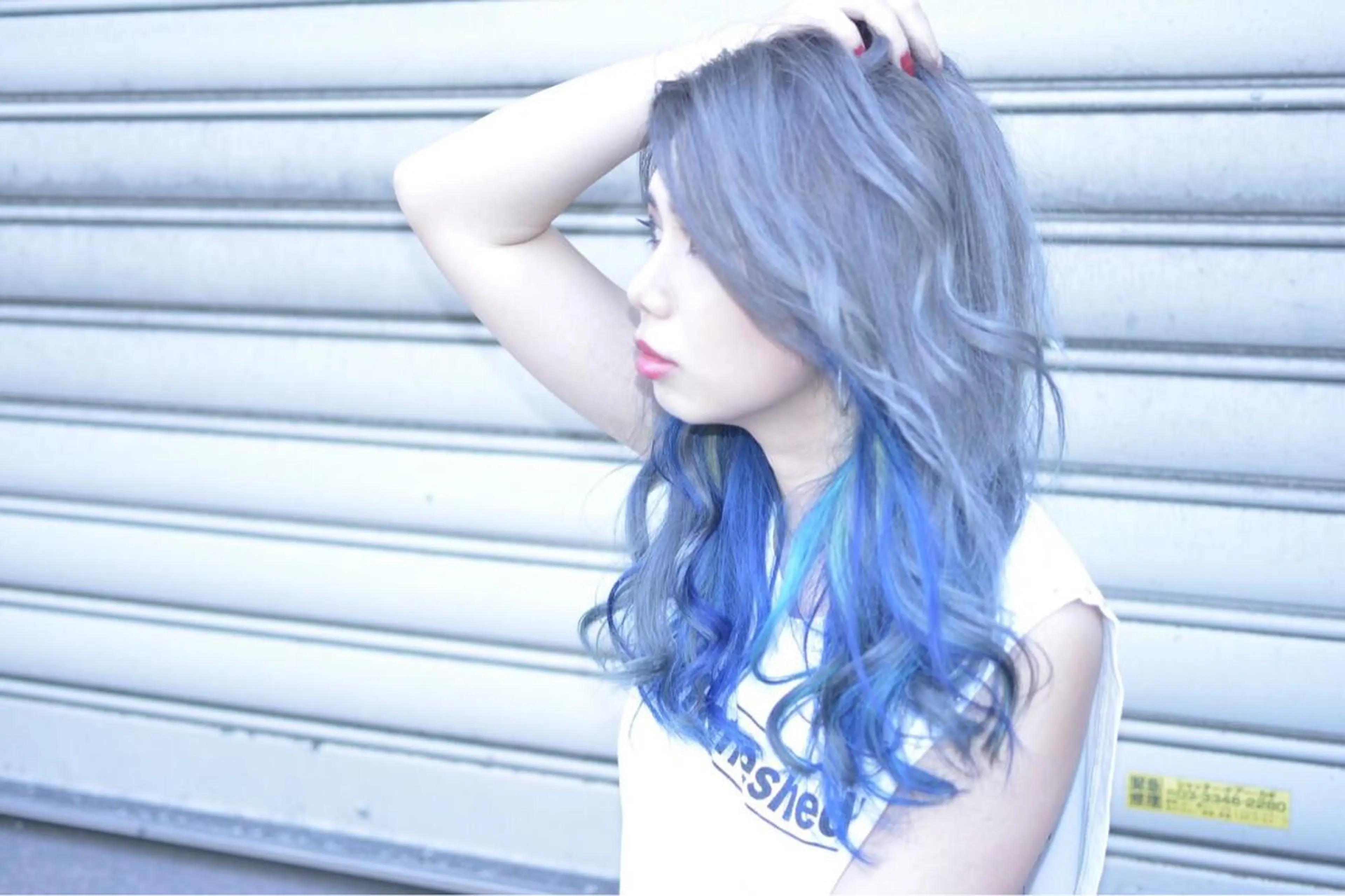 ロング カット ヘアカラー トリートメント 吉田 典弘のヘアスタイル