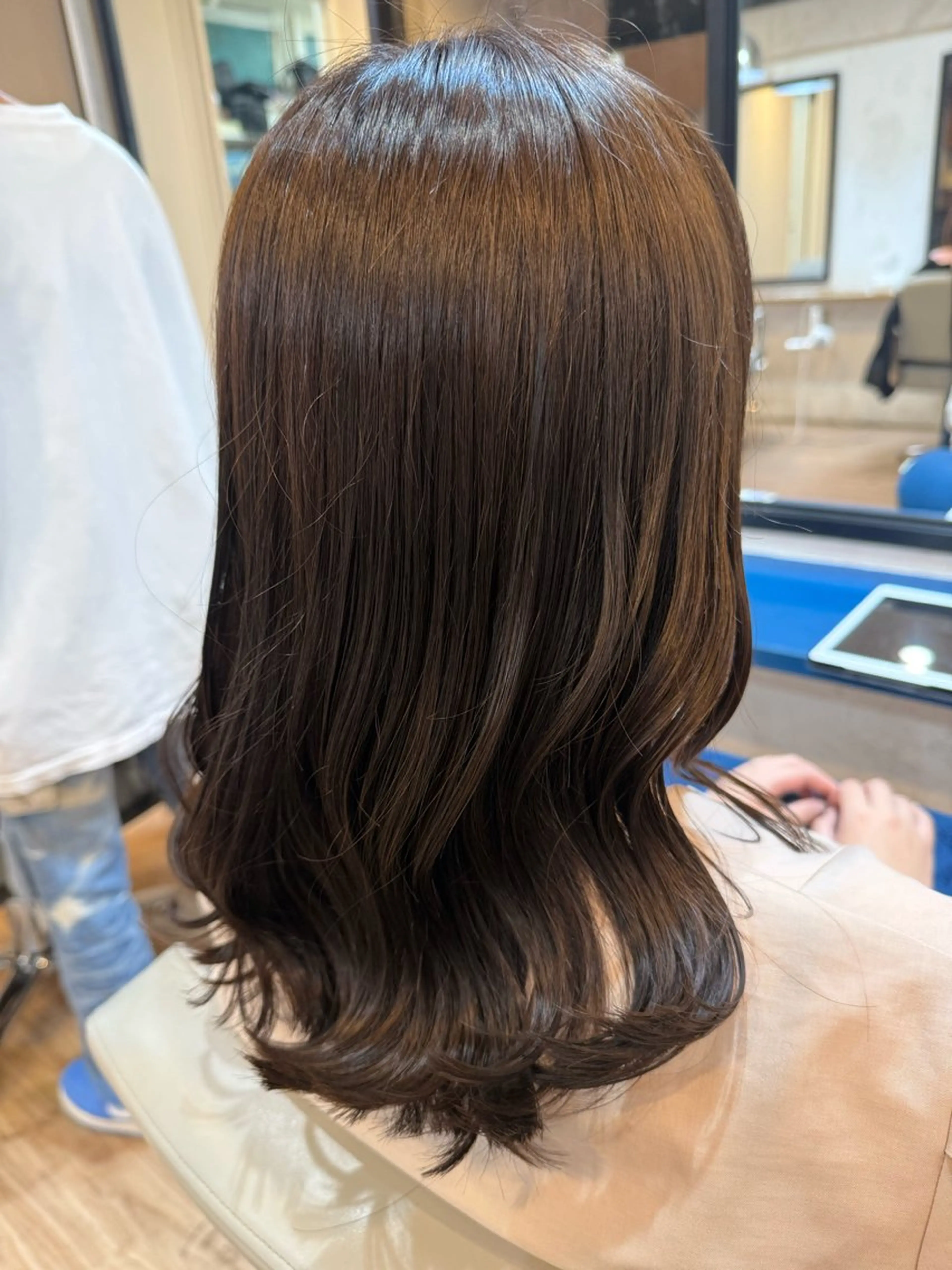 ロング カラー すやま もえのヘアスタイル