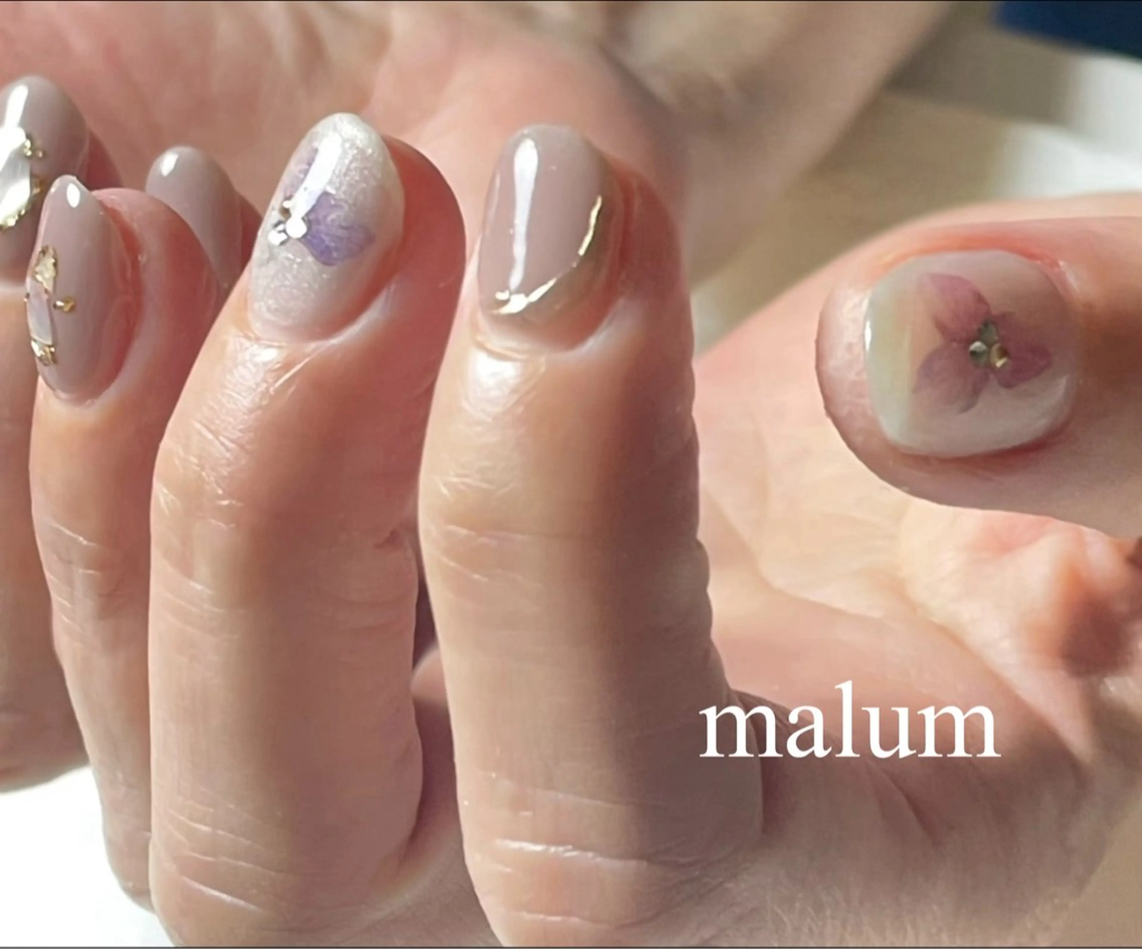 ネイル ハンドネイル malum nailのネイルデザイン