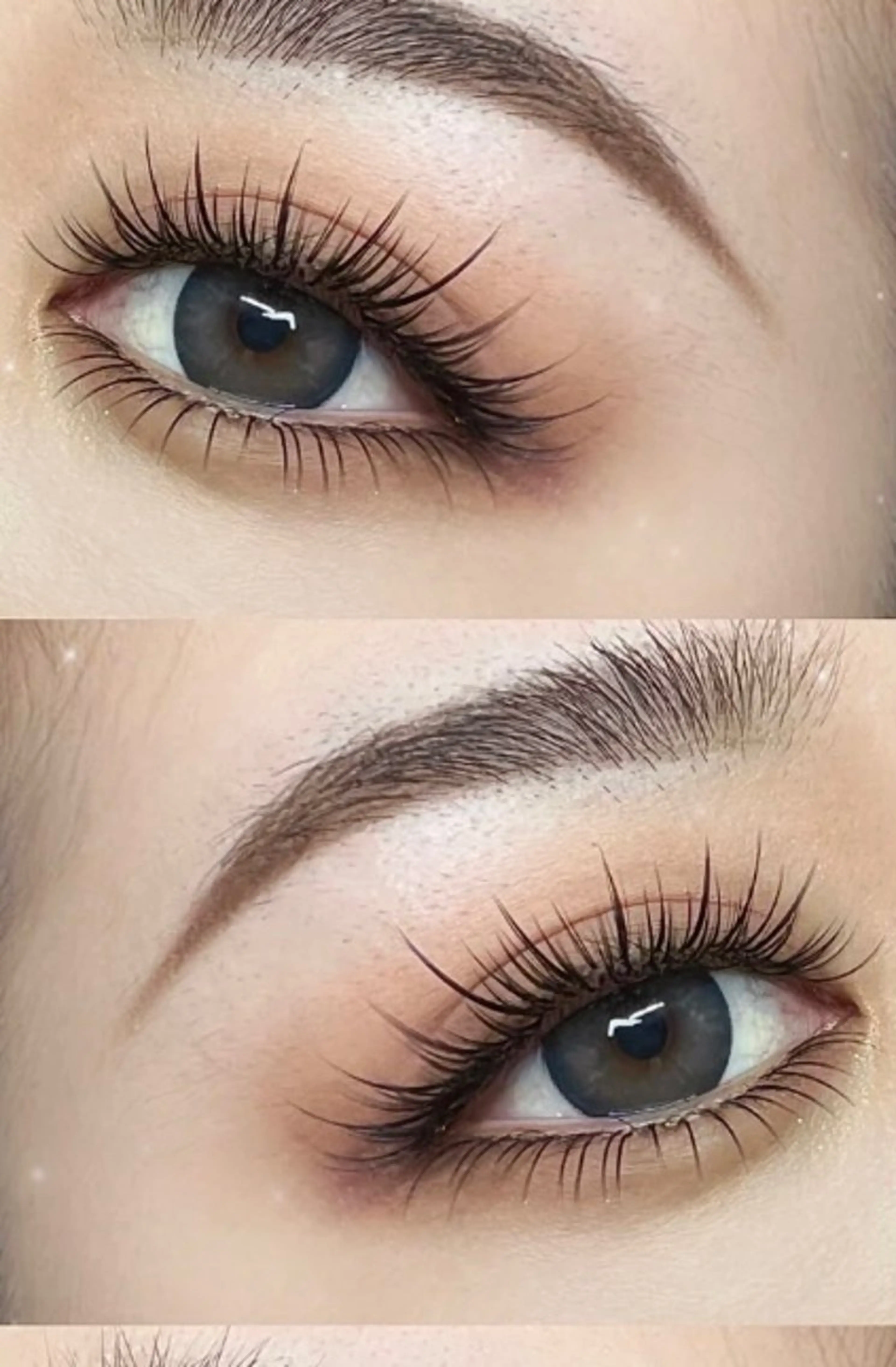 眉毛の型整え、眉毛カットの写真