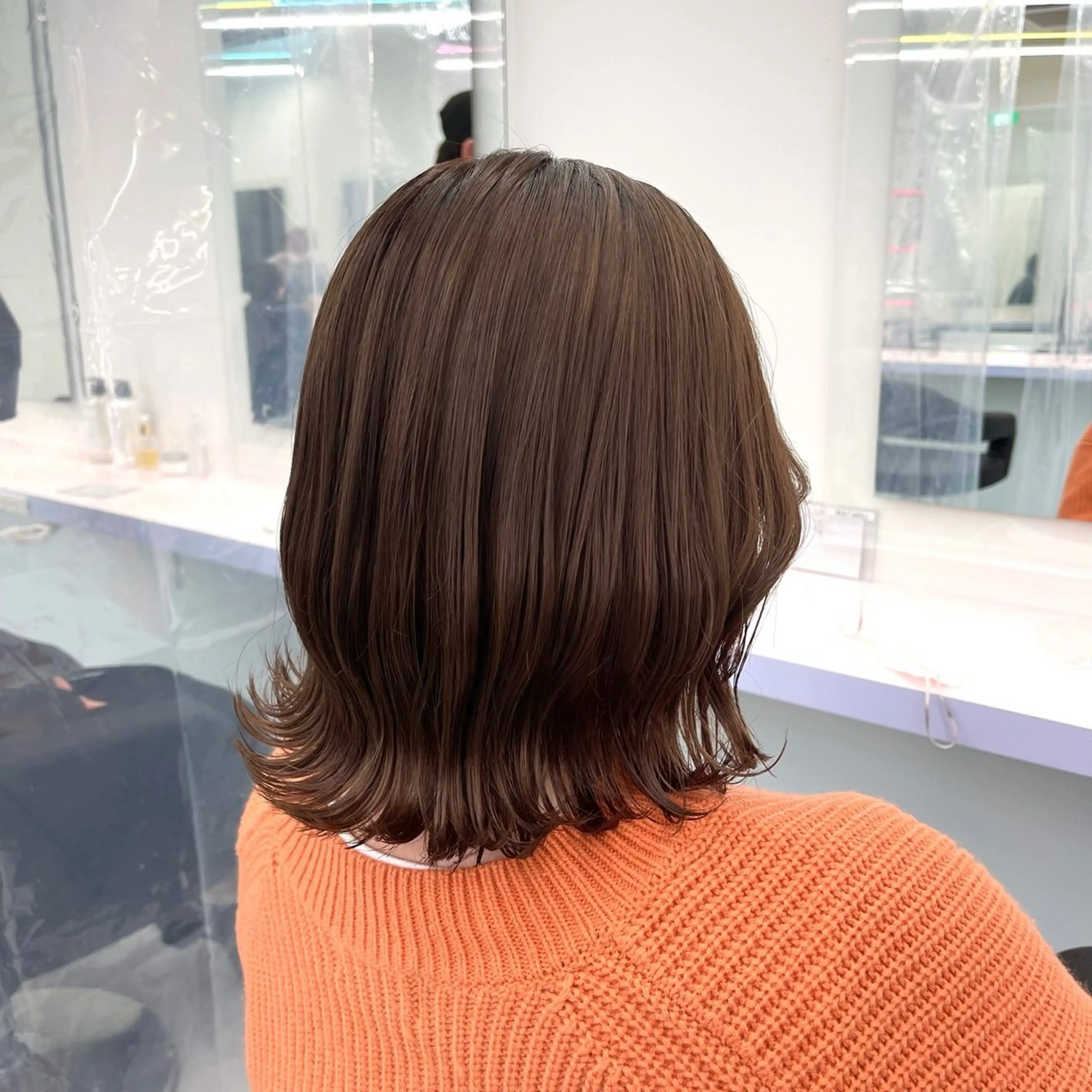 ミディアム カラー パーマ ヘアアレンジ メンズ 🤍透明感カラー🤍 似合わせ🤍AINEのヘアスタイル