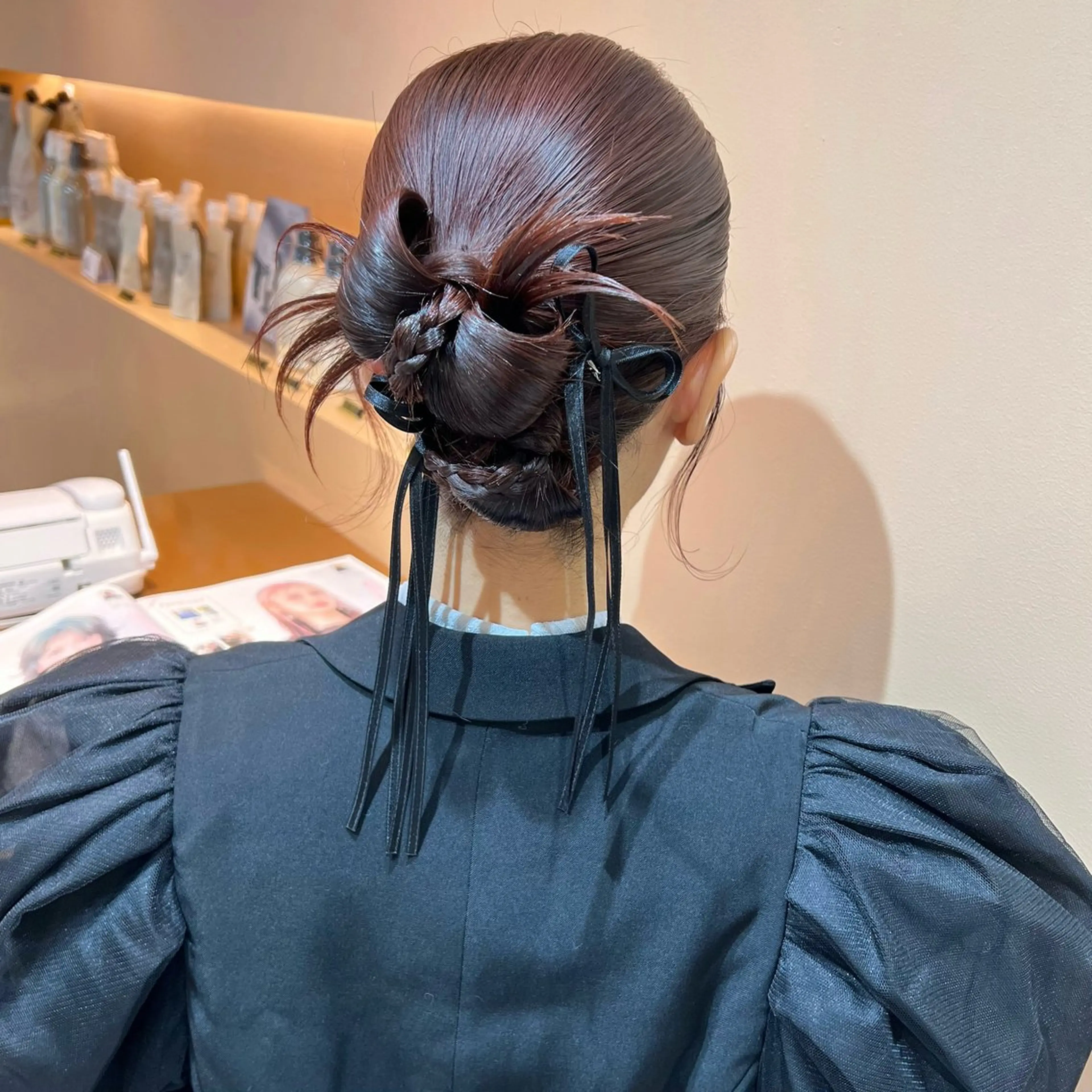 ミディアム ヘアアレンジ ボブ ヘアセット ✨カチモリ✨レイヤー 韓国ヘア🇰🇷ゆいのヘアスタイル