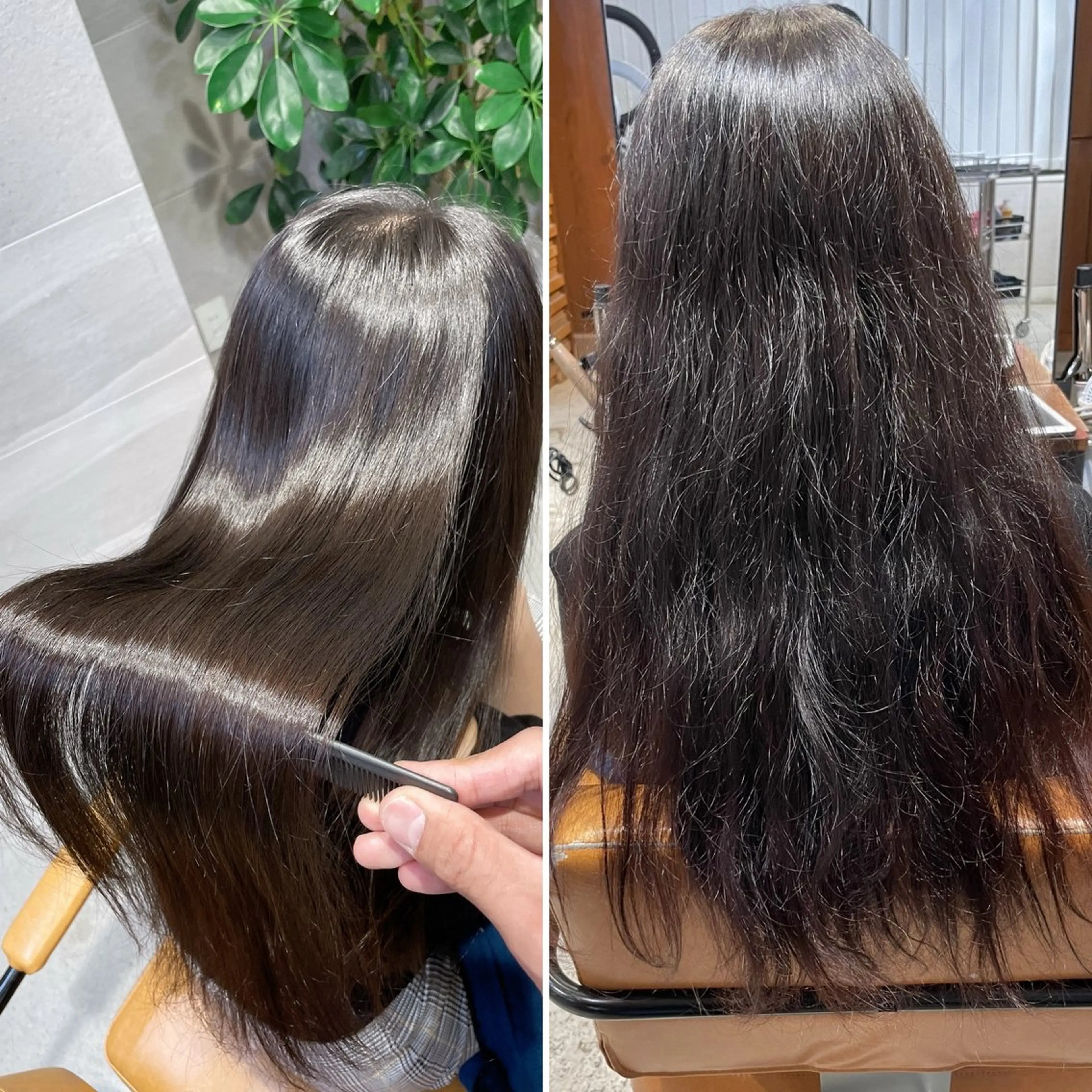ロング くせ毛 縮毛矯正 トリートメント ガレリアエレガンテ栄店所属・ウルフカット/ ハッシュカット/山路のヘアスタイル